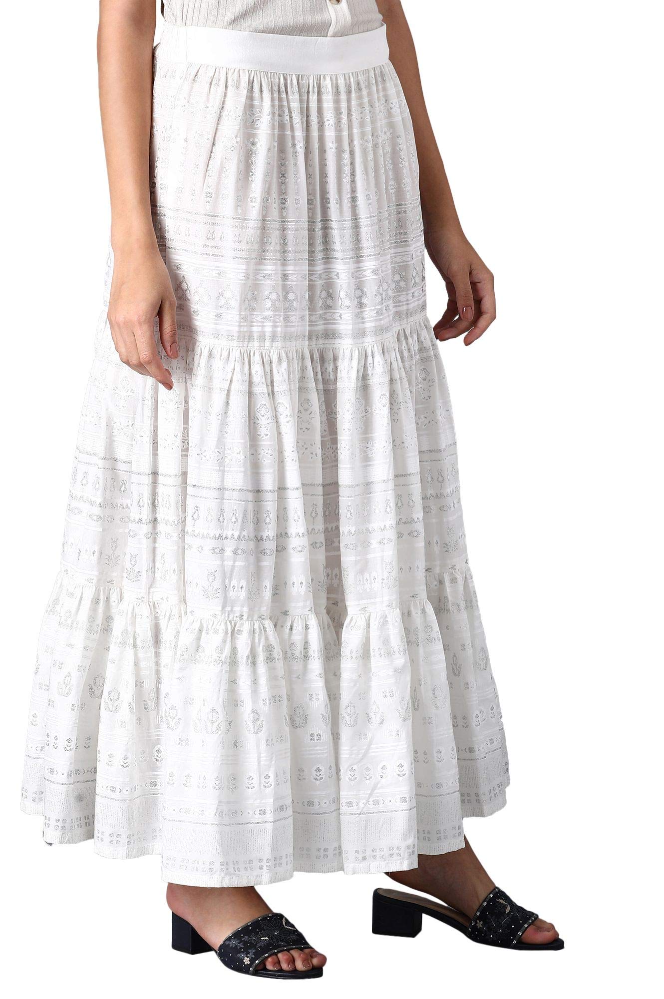 W Pure Cotton Strechable Skirts for Women | Pure Cotton Skirts for Women | W for Woman