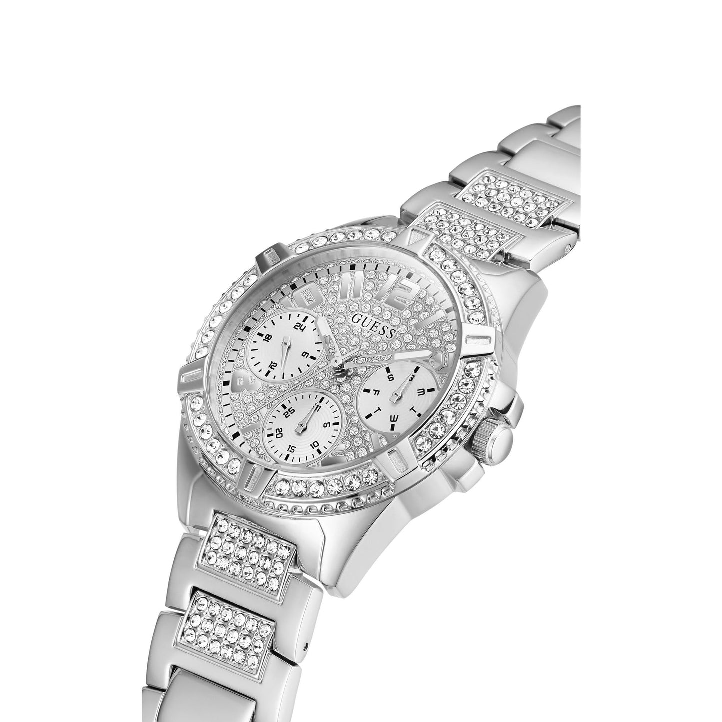 Guess Analog Silver Dial Women's Watch - W1156L1