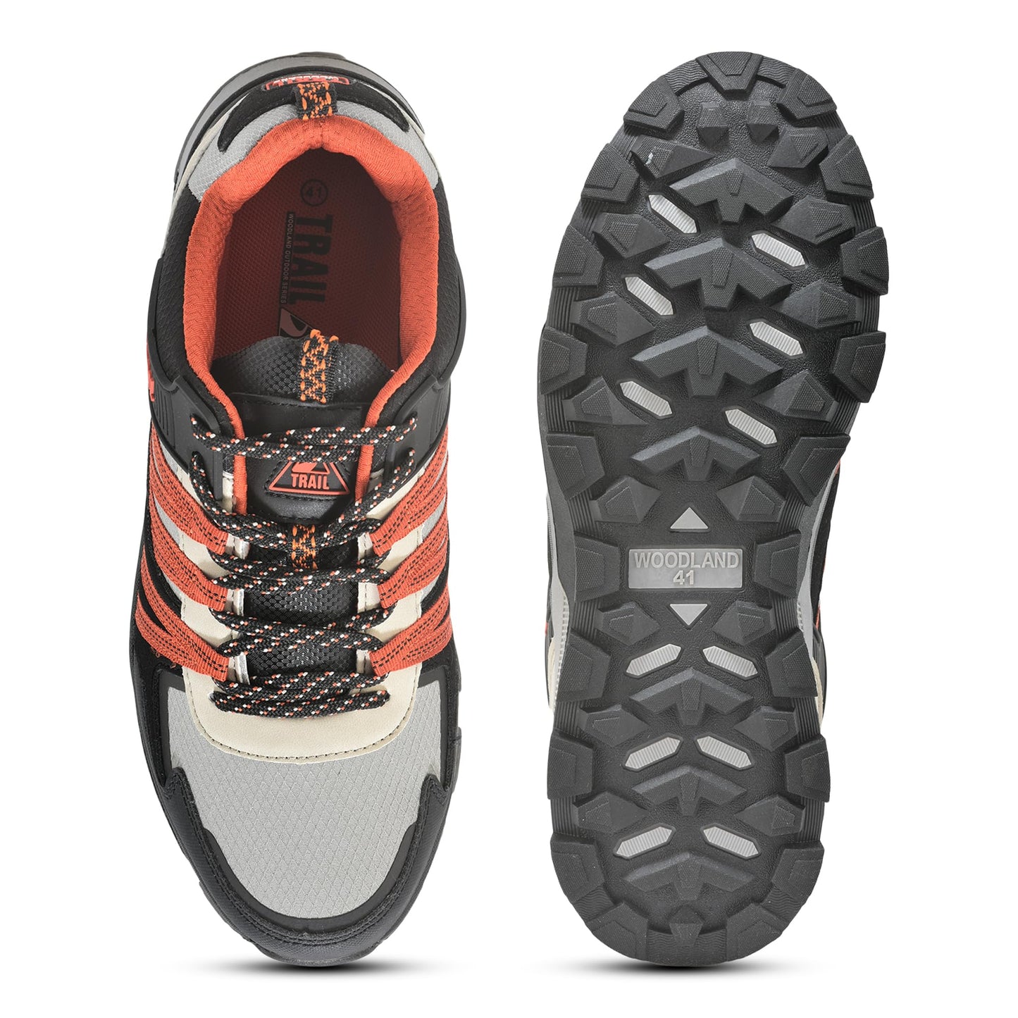 Woodland Men's Grey MESH Sports Shoes-7 UK (41EURO) (22YG277HS)