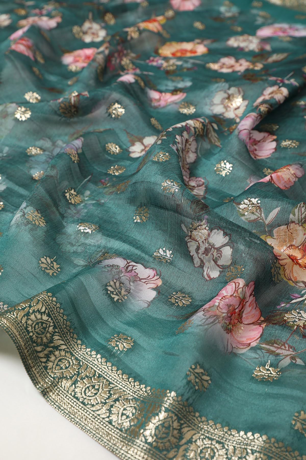 Soch Women's Brocade Salwar Suit Set (EWS5CD21720_Teal