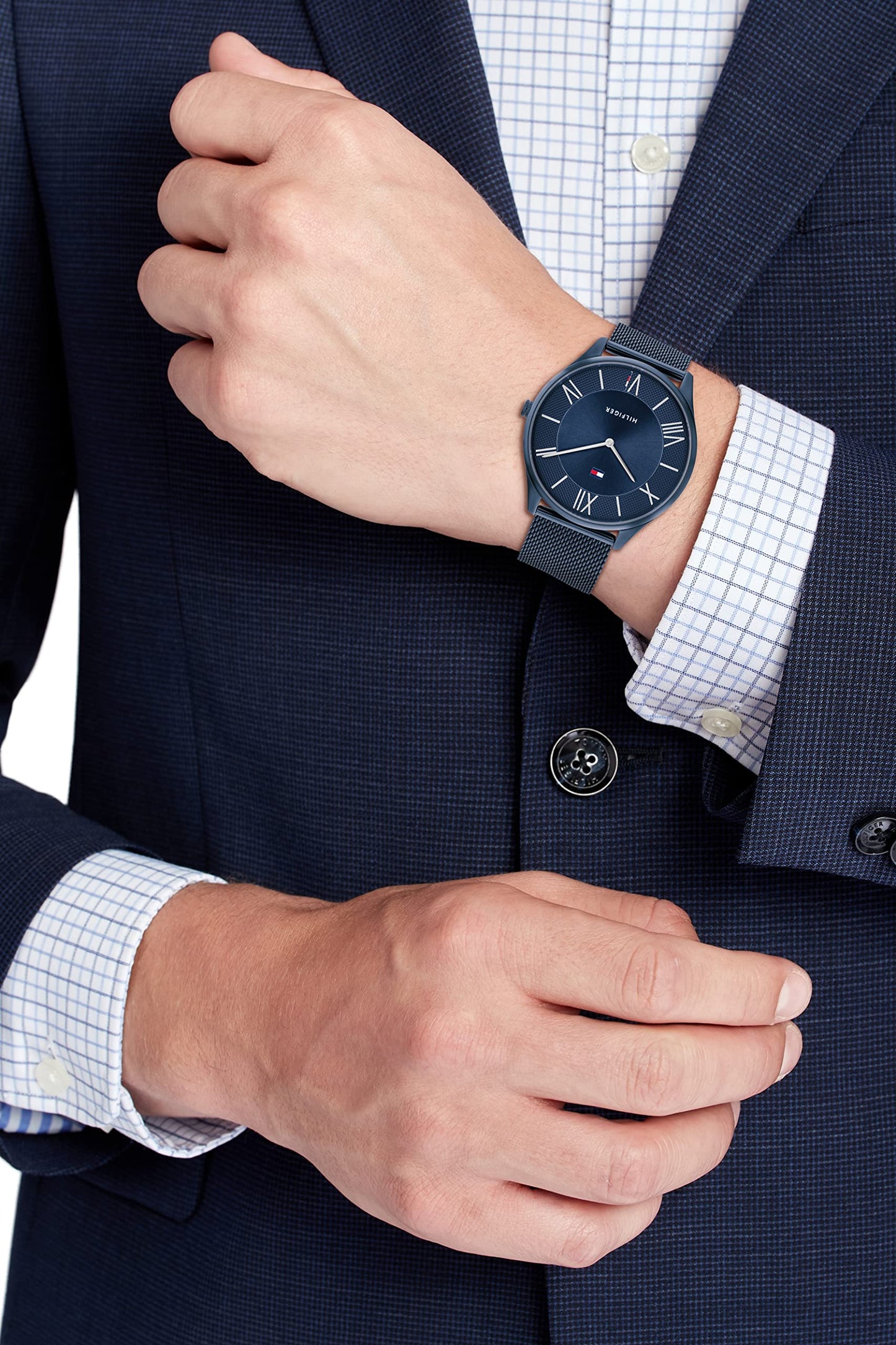 Tommy Hilfiger Analog Blue Dial Men's Casual Watch