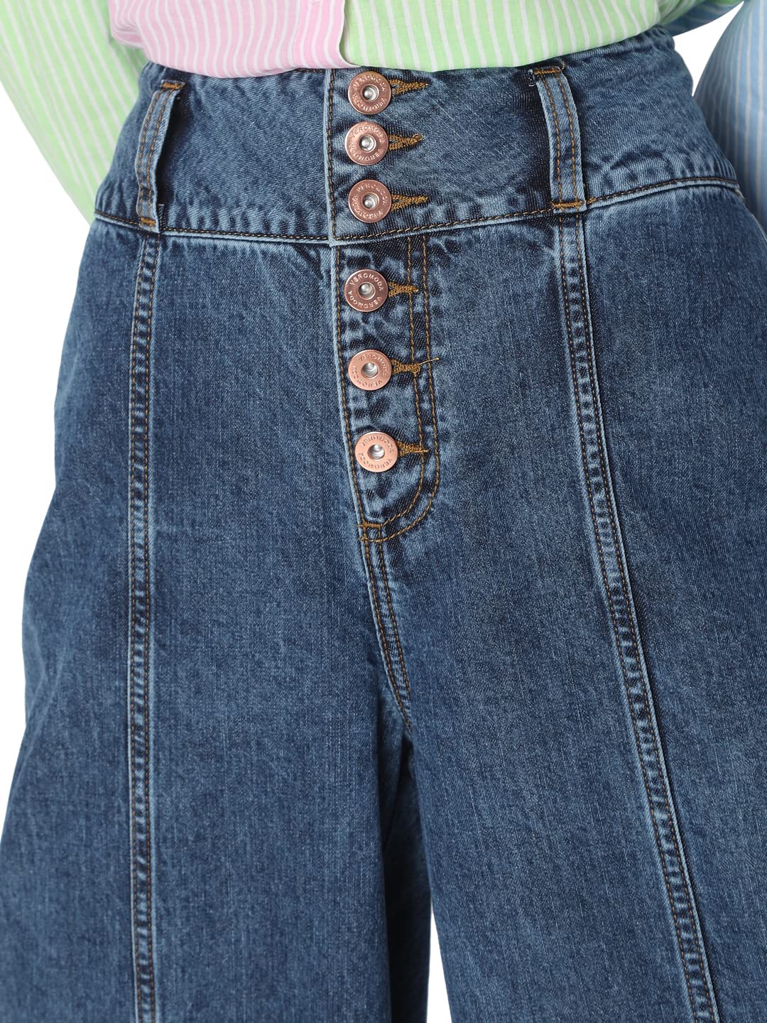 VERO MODA Women's Regular Jeans (190544601-Light Blue_Light 26)