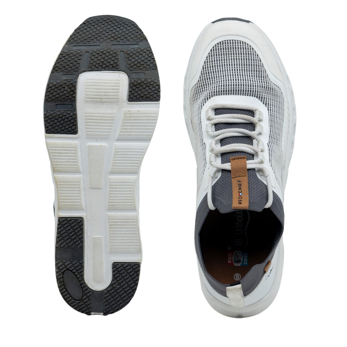 Red Chief Sports Walking Shoes for Men & Boys | Stylish Lightweight Lace-Up Casual Shoes Trendy Outdoor Comfortable Walking Footwear | White | Size-7 | W7013 057
