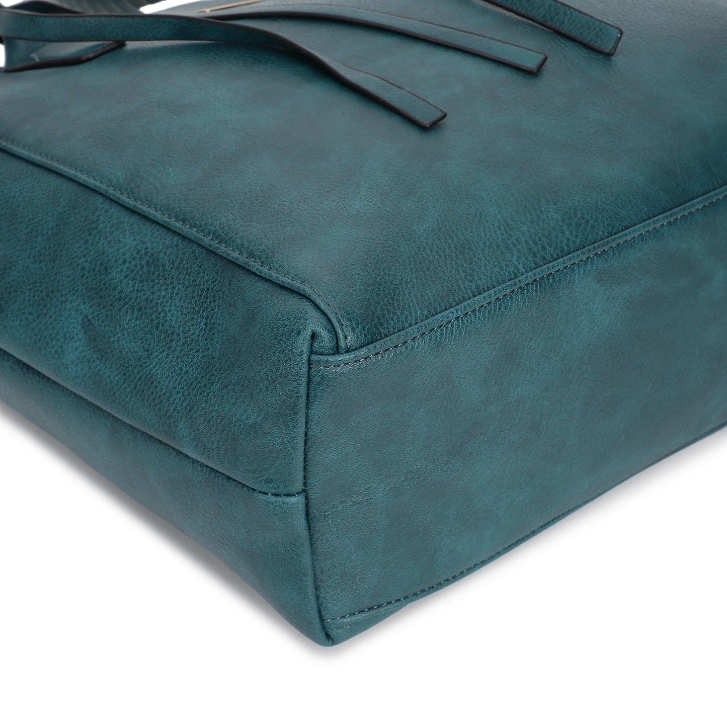 Fastrack Premium Leather Tote Bag for Womens, Ladies and Girls | Structured Spacious Tote Bag for Work, Office and College