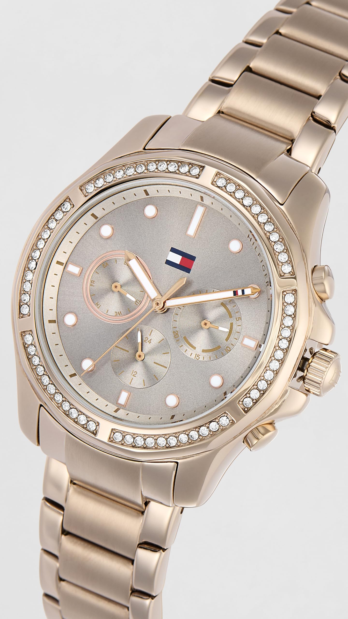 Tommy Hilfiger Brooklyn Quartz Analog Grey Round Dial Watch for Women