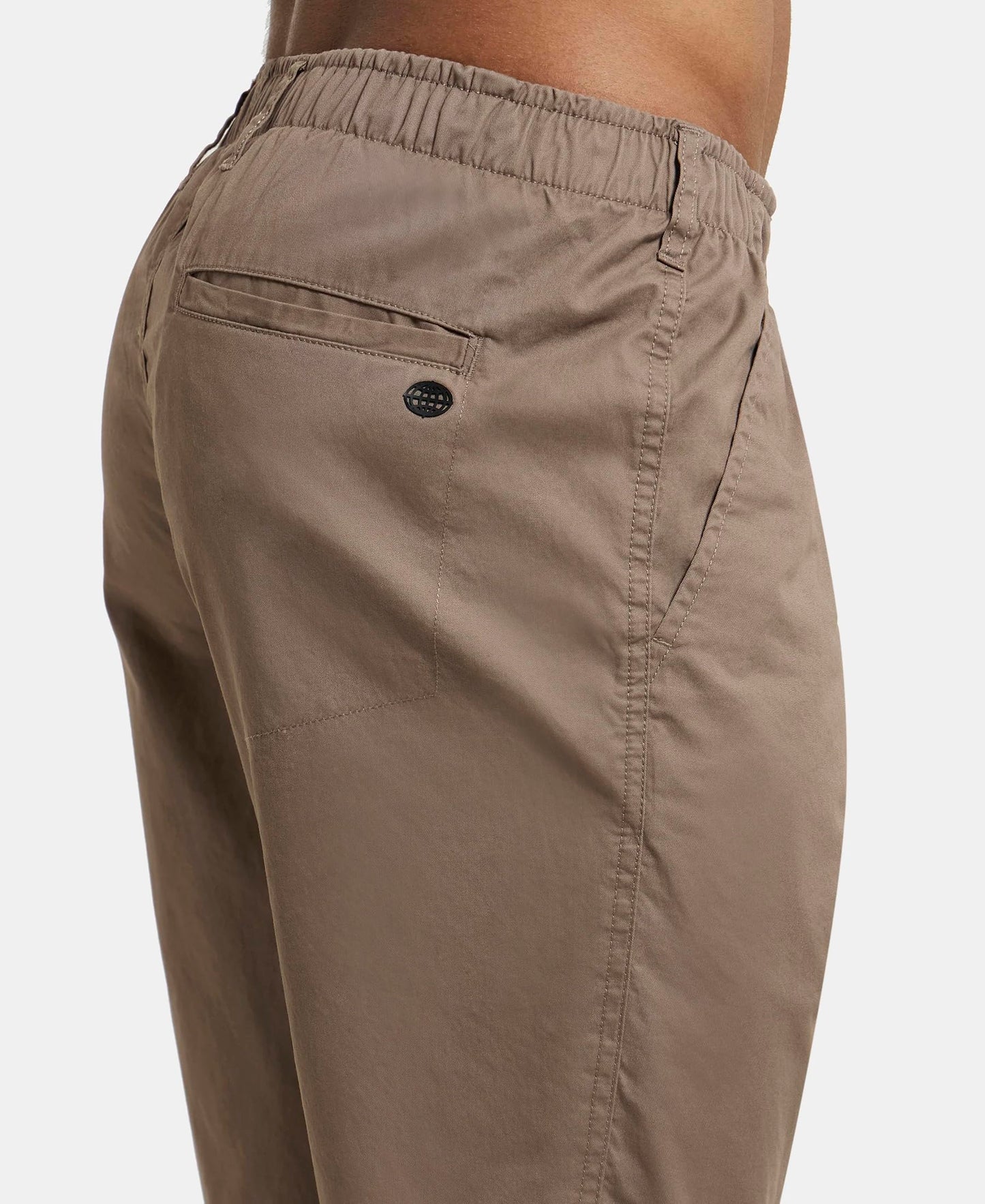 Jockey Men's Regular Shorts (1203_Dark Khaki_XL_Dark Khaki_X-Large)