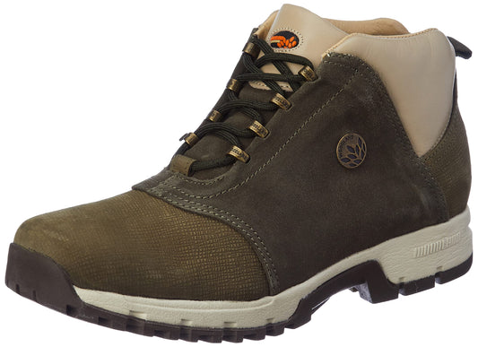 Woodland Men's Olive Green Leather Boots-6 UK (40 EU) (OGB 0706109NW)