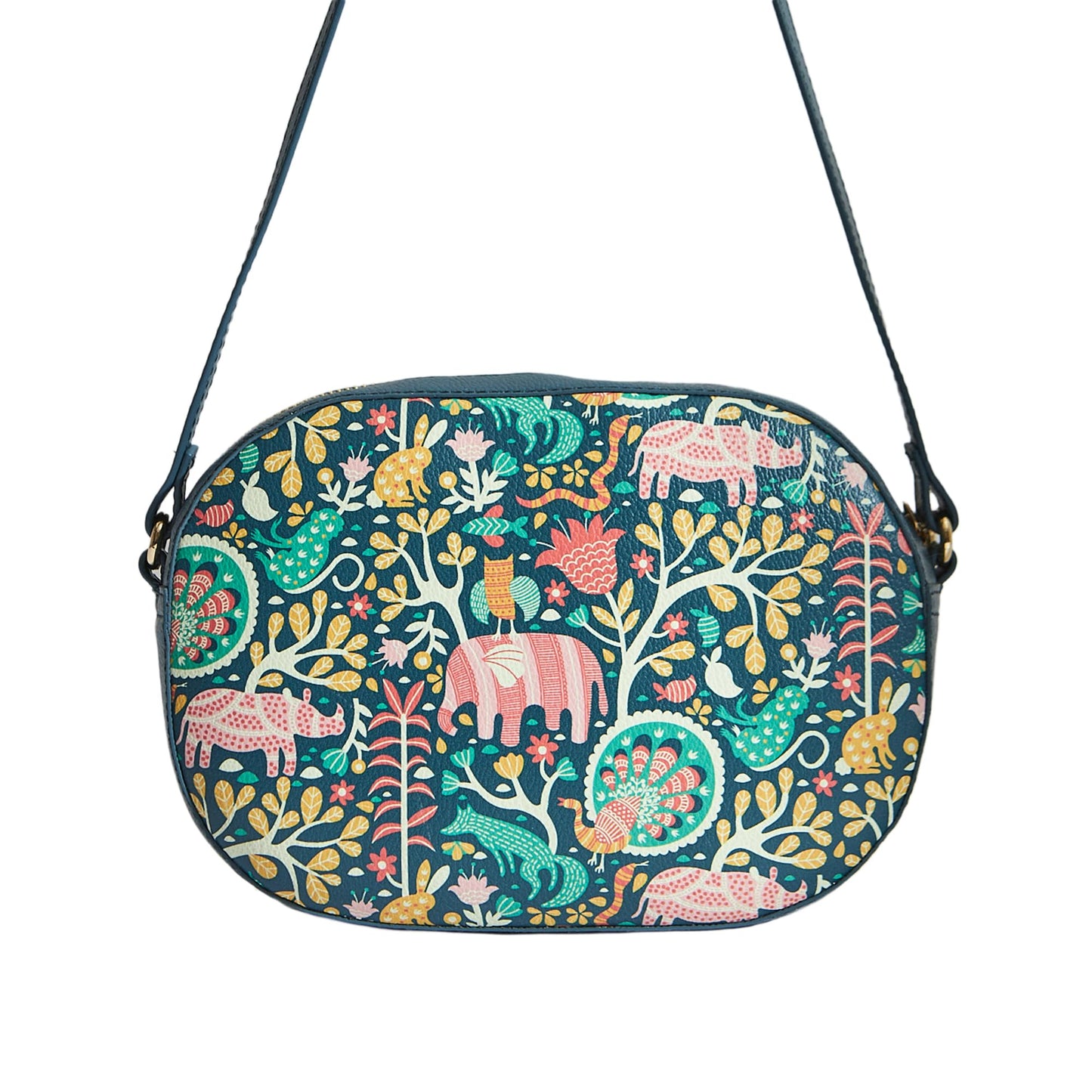 Chumbak Crossbody Sling Bag for Women | Stylish Printed Canvas Box Sling bag | Multipurpose Daily use Bag for Office/College/Travel