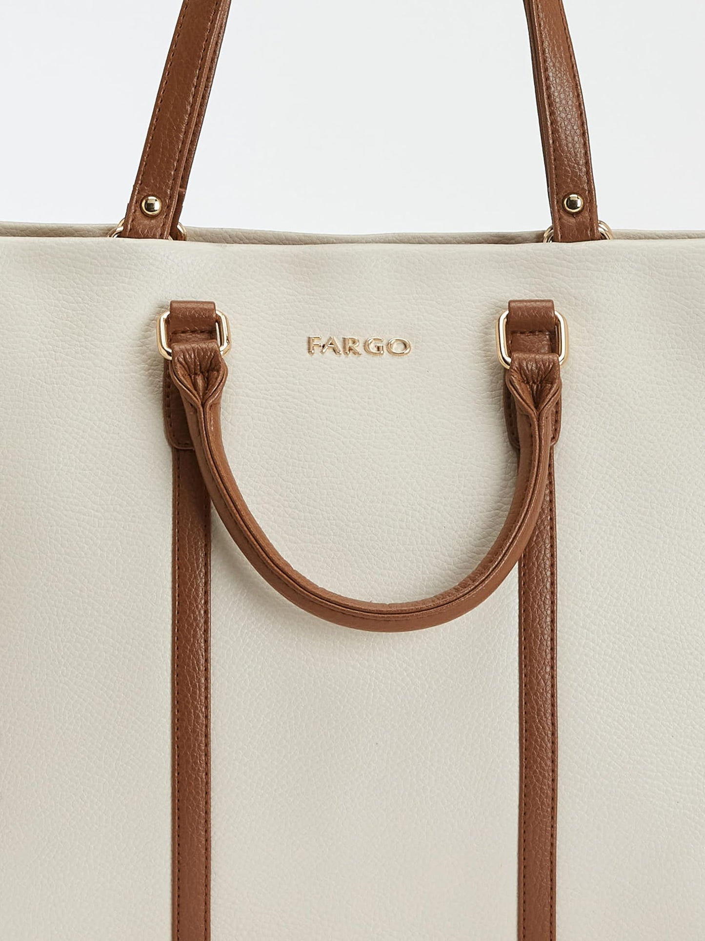 Fargo Iconic Tote Bag for Women | Vegan Leather Handbag with 15-Inch Laptop Compartment, Smooth Zip, Luxury Look | Stylish Office, College & Travel Tote | Made in India