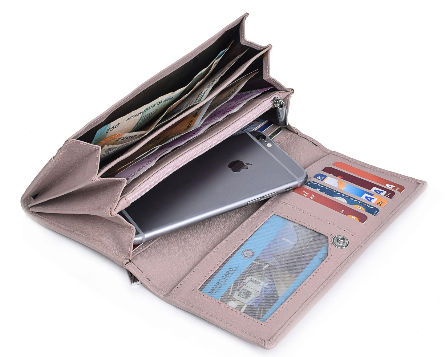 URBAN FOREST Natalie Du Rose Womens Leather Wallet