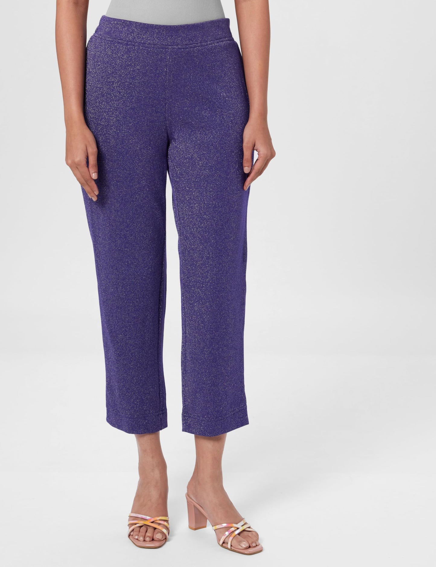 Biba WOMEN YARNDYED STRAIGHT MIX AND MATCH(WINTER W2227_NAVY PURPLE_38)