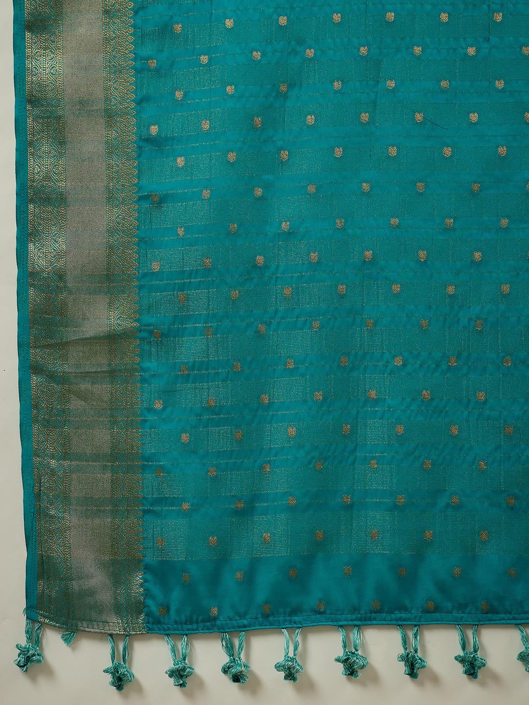 AKHILAM Women's Orange Mysore Silk Zaributta WovenDesign TasselsandLatkans Saree With Unstitched BlousePiece | saree for woman | Designer Saree for Women | Soft and Skin Friendly