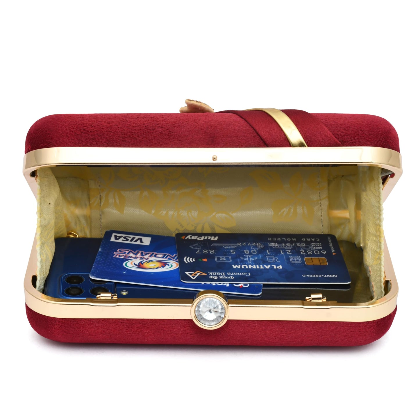 For The Beautiful You Butterfly Women's Clutch (Maroon1)