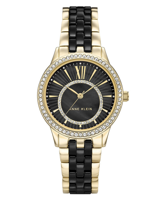 Anne Klein Analog Black Dial Women's Watch - AK1412BKGBJ/NCAK1412BKGB