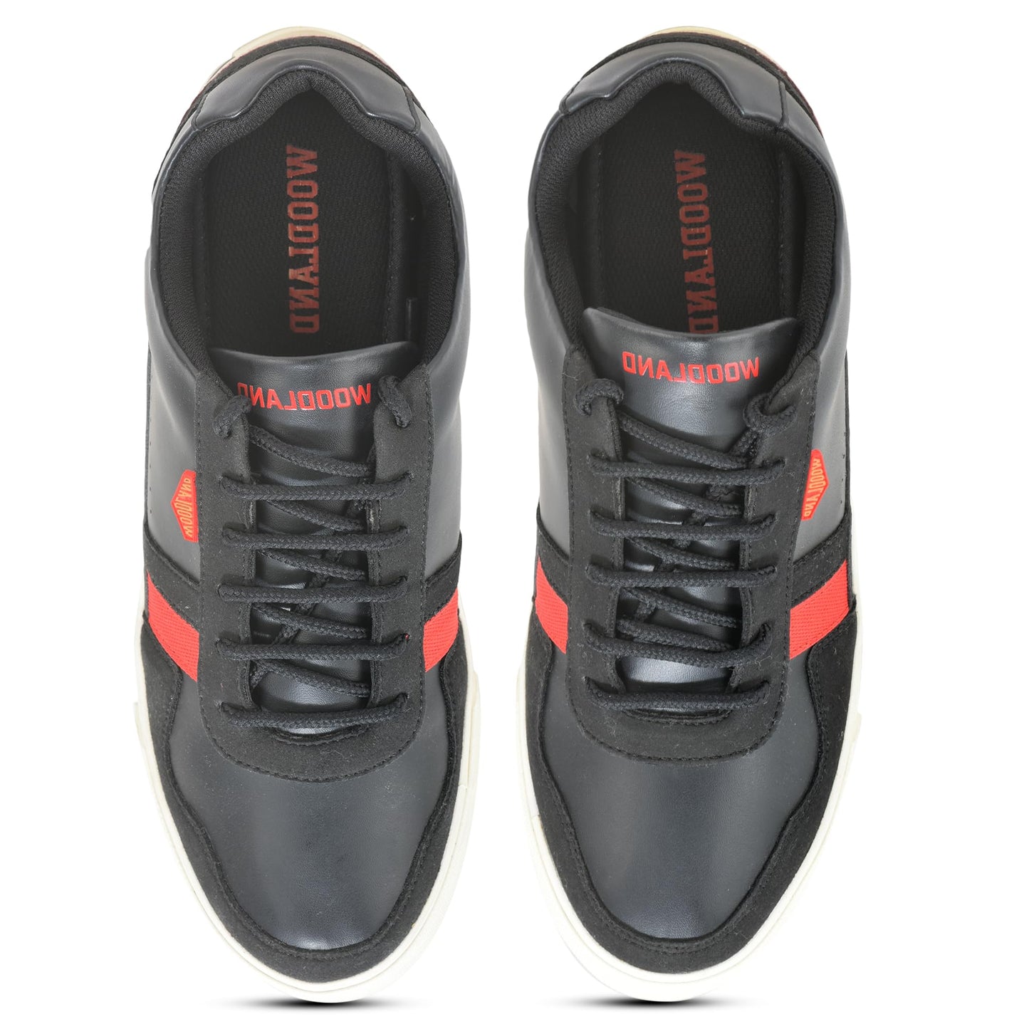 Woodland Men's Black PU Casual Shoes-8 UK (42 EU) (GC 4208121C)