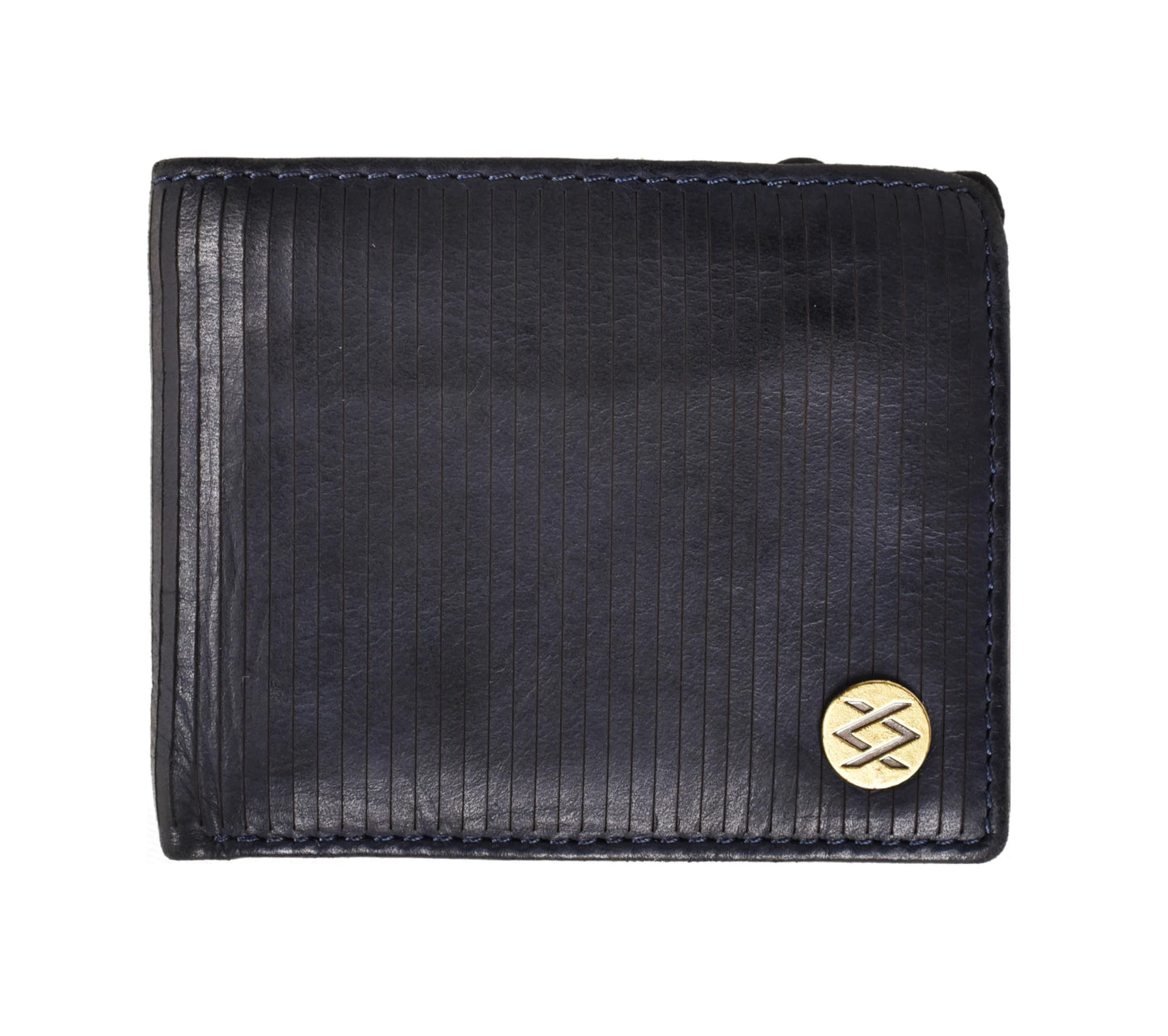 KOMPANERO Genuine Leather Wallet (C-12622-BLUE)