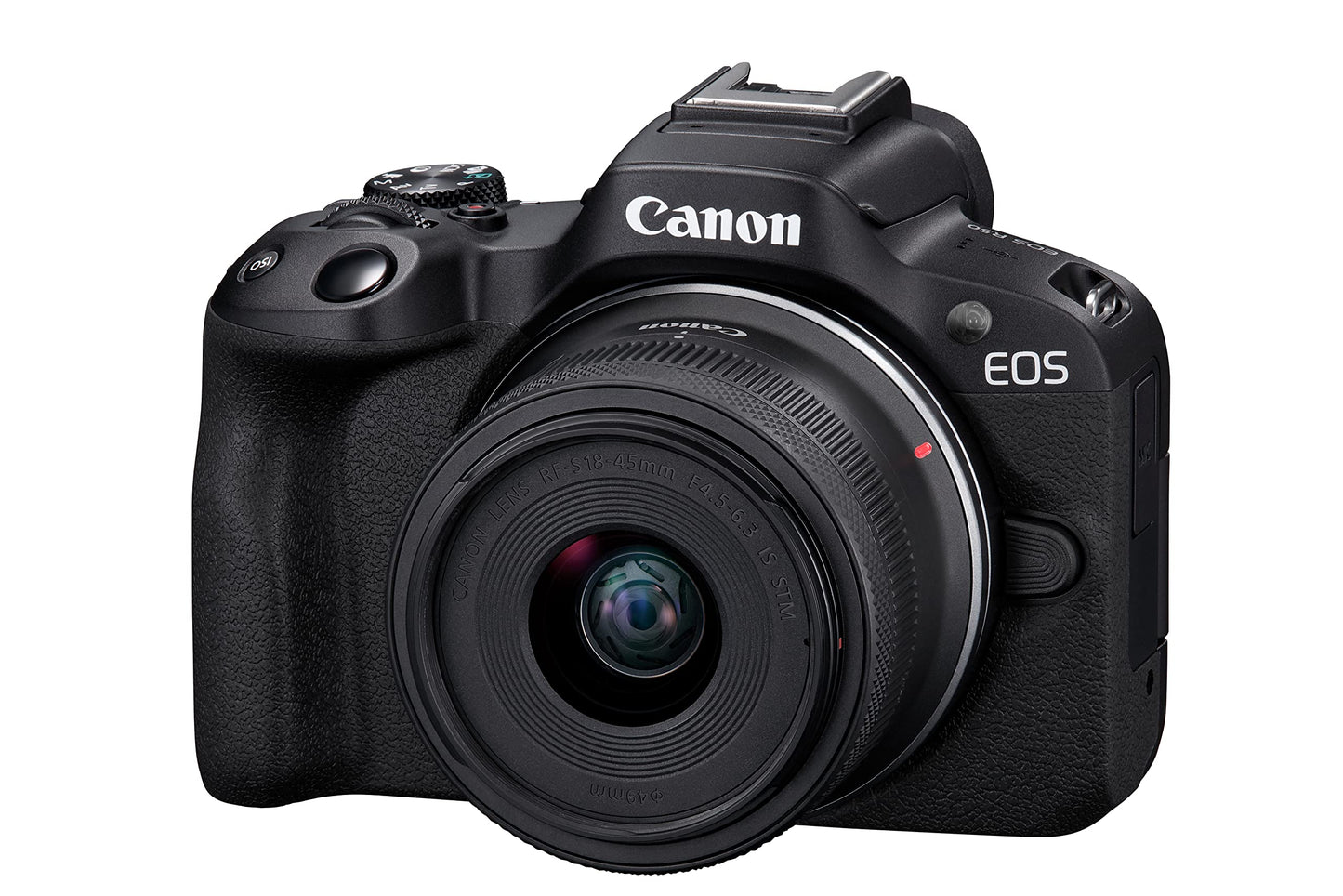 Canon EOS R50 RF-S18-45mm f/4.5-6.3 is STM Mirrorless Camera (Black)- 4K Video Vlogging with 24.2 MP