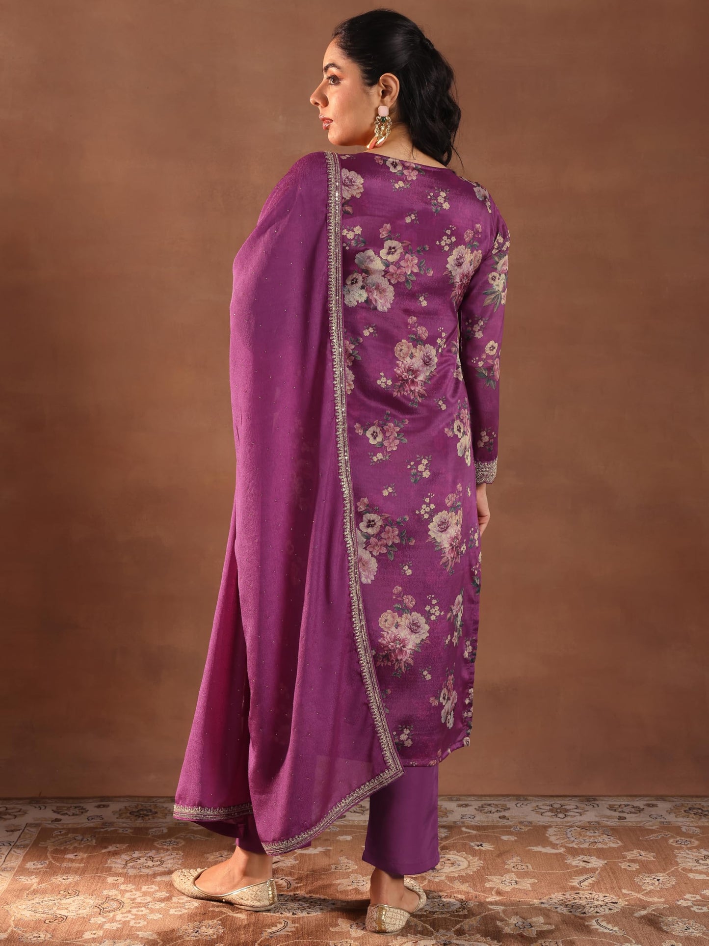 Libas Women's Silk Blend Kurta Set (49499