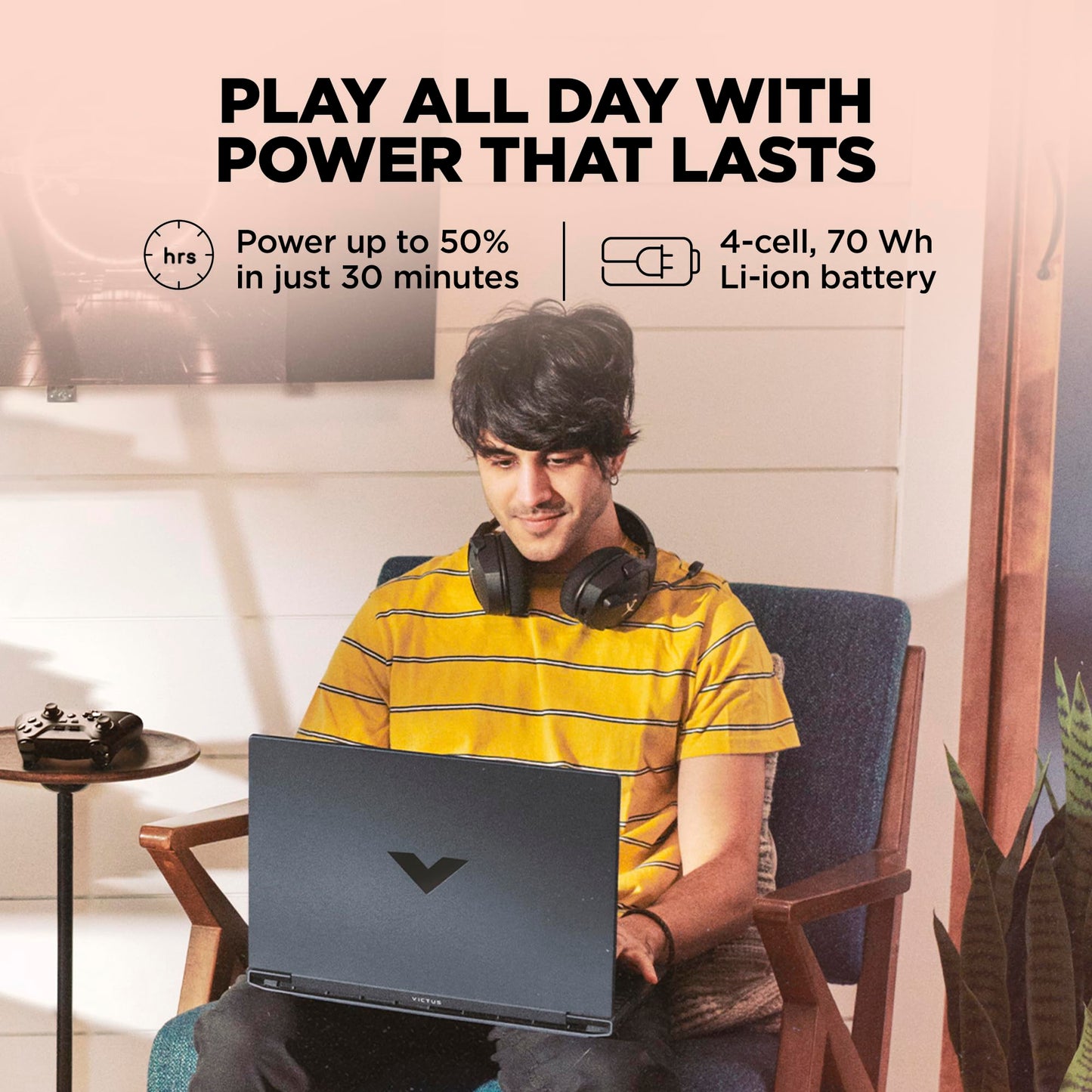 HP Smartchoice Victus, 13th Gen i7-13620H, 6GB RTX 4050, 16GB DDR4(Upgradeable) 512GB SSD, 144Hz, 300nits, FHD, 15.6''/39.6cm, Win11, M365* Office24, Mica Silver, 2.3kg, fa2100TX/2103tx, Gaming Laptop