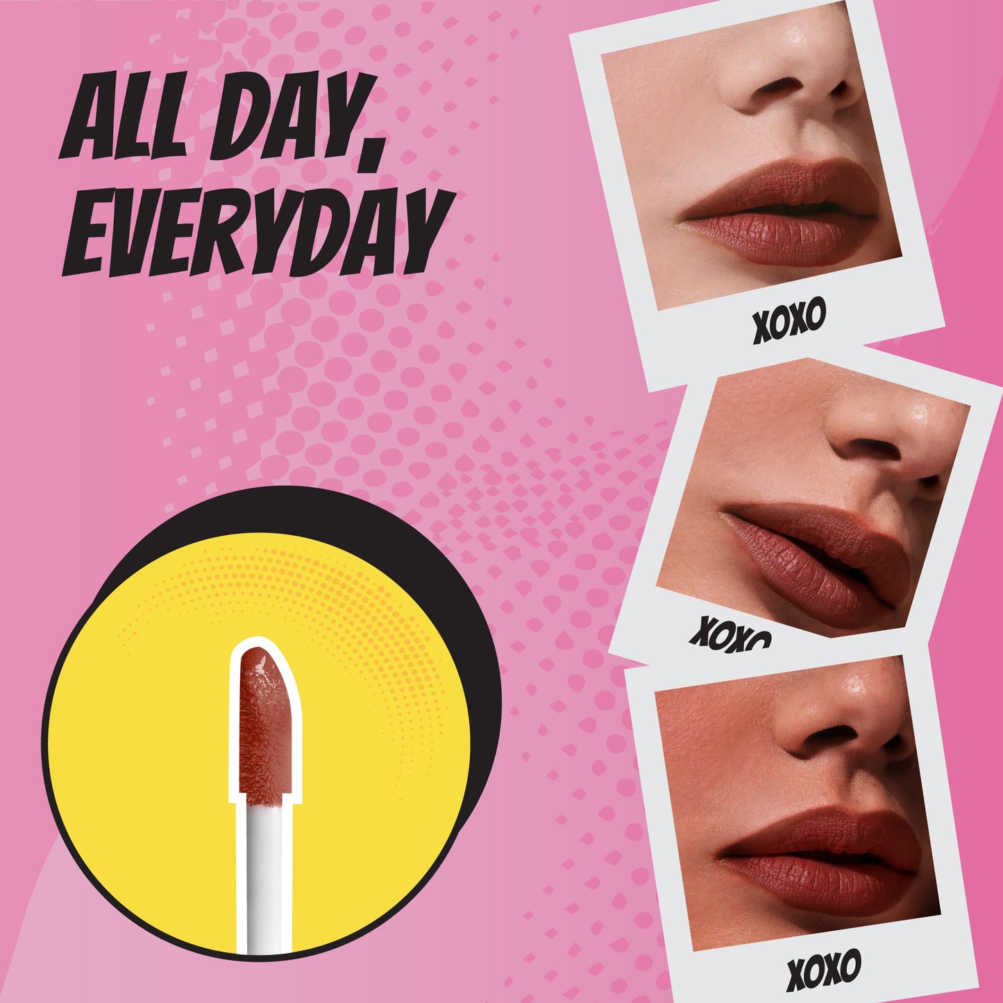 RENEE Everyday Matte Liquid Lipstick - Brick, Smudge-Proof & Transfer-Proof, Long-Lasting & Highly Blendable, Intense Pigmentation with Matte Finish, Cruelty-Free Skincare Infused Makeup, 5ml