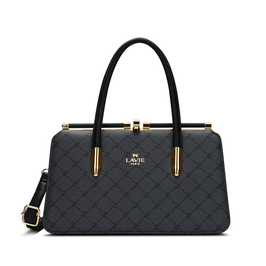 LAVIE PARIS Women's Chic Dual Frame Satchel Bag | Satchel Handbag for Work | Ladies Purse | Stylish Shoulder Bag | Gift for Women