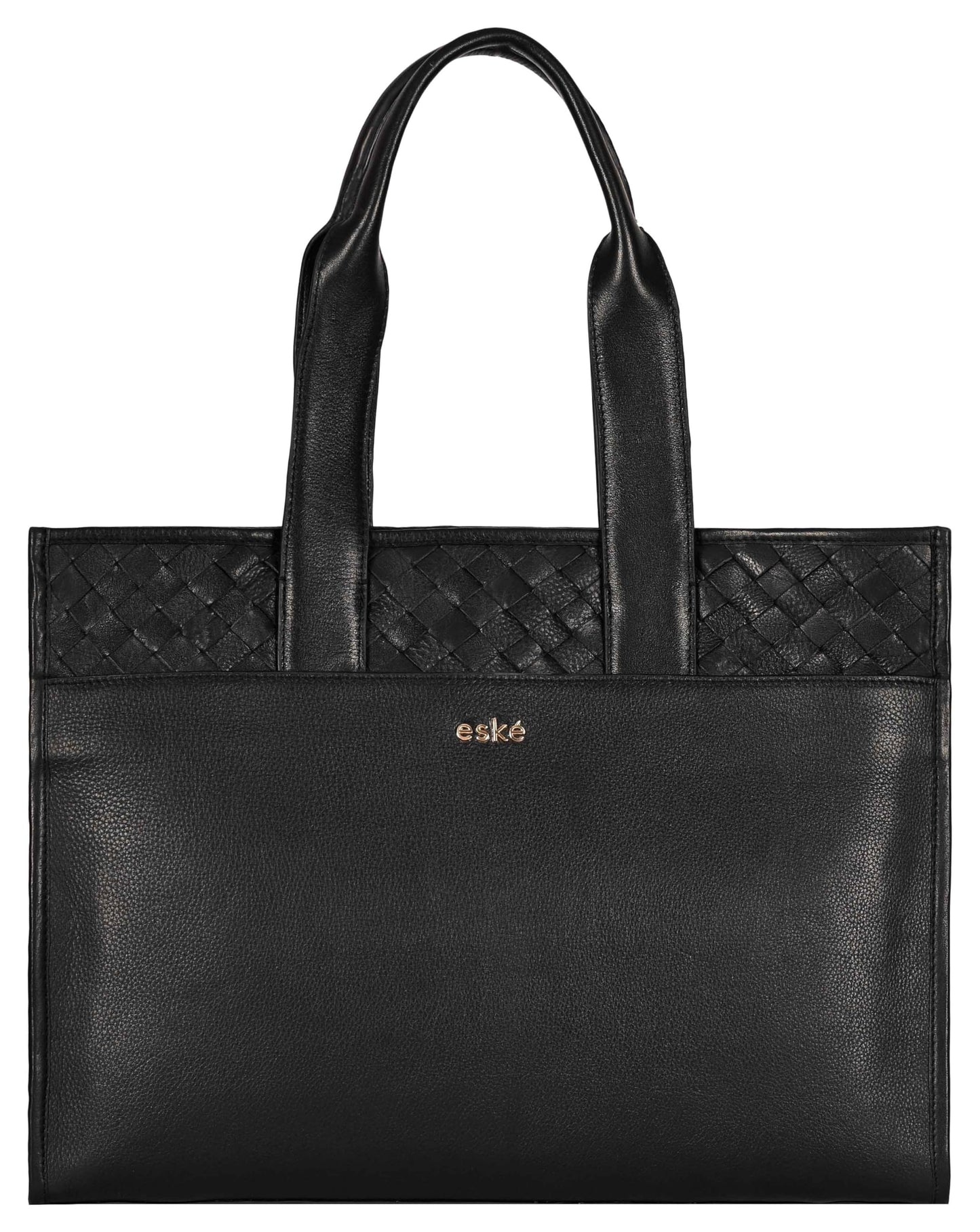 eske Matilda Genuine Leather Women's Tote Bag (Black)