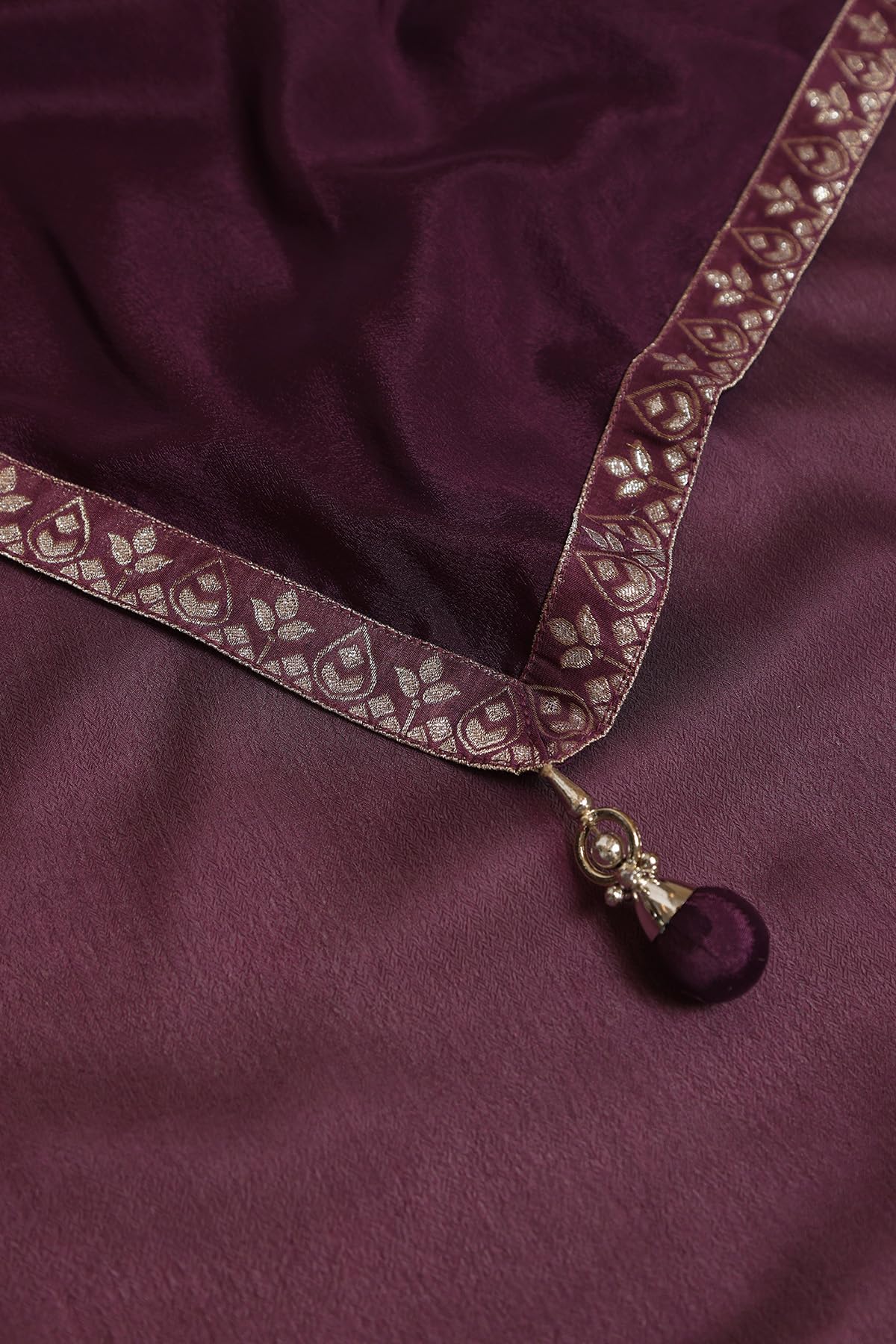 Soch Women's Chinon Gown (OWS5CD21742_Purple