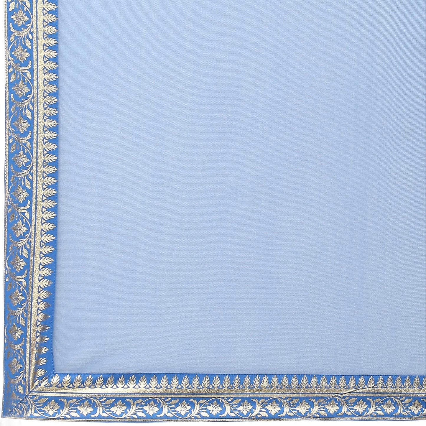 BIBA Women Cotton Printed Kurta Sets (SKD8792OAW24EBLU_Blue, Large