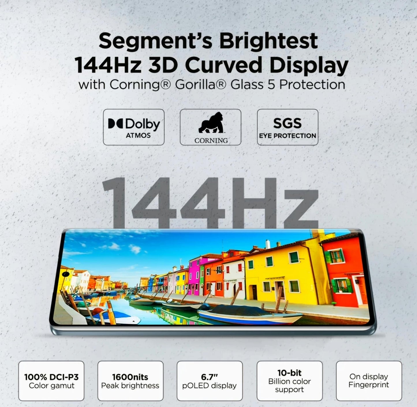 Motorola Edge 50 Fusion 5G (Forest Blue, 12GB RAM, 256GB Storage)