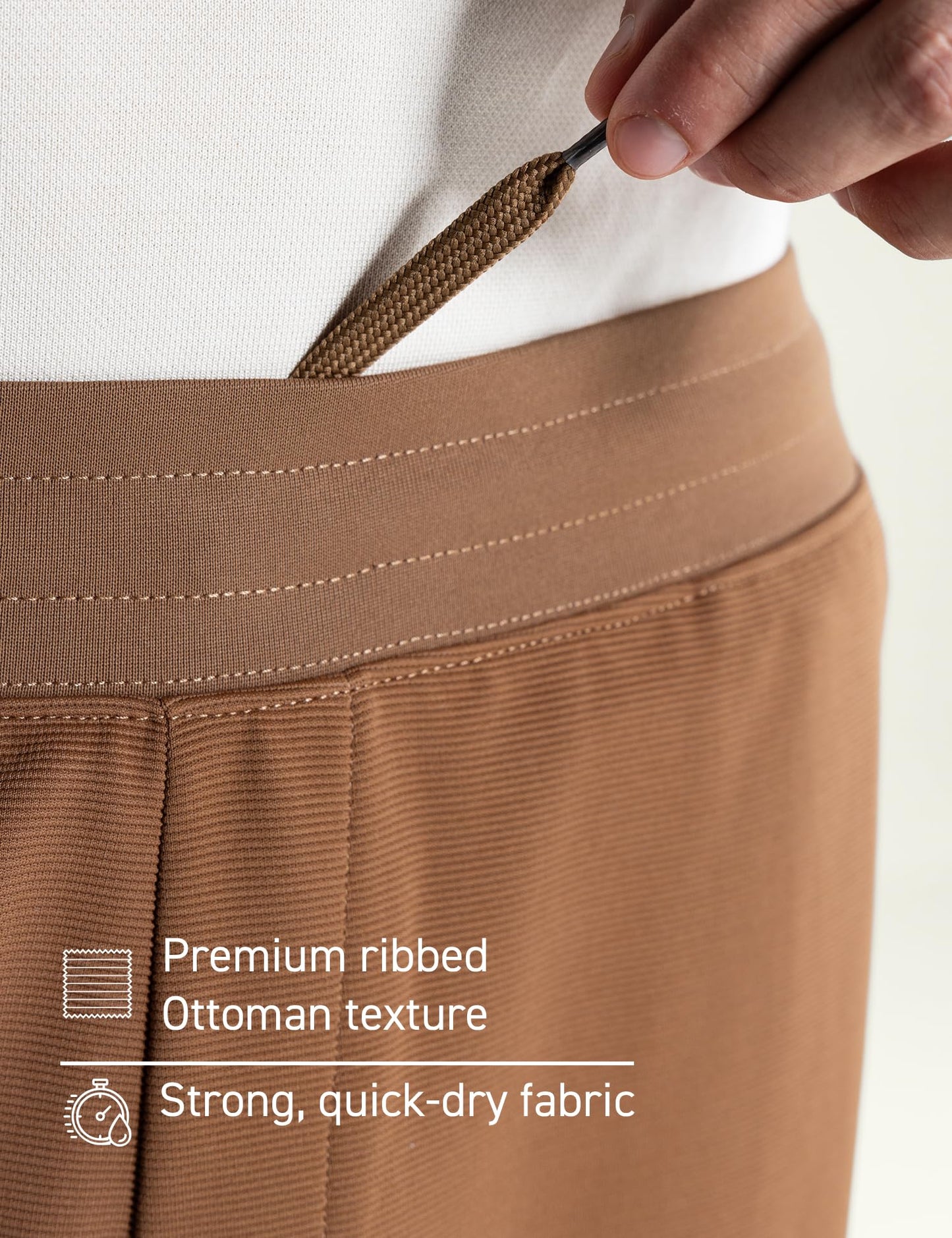 DAMENSCH Men's Regular Shorts (Dam-SHT-OTB-M_B.Oath Brown_M)