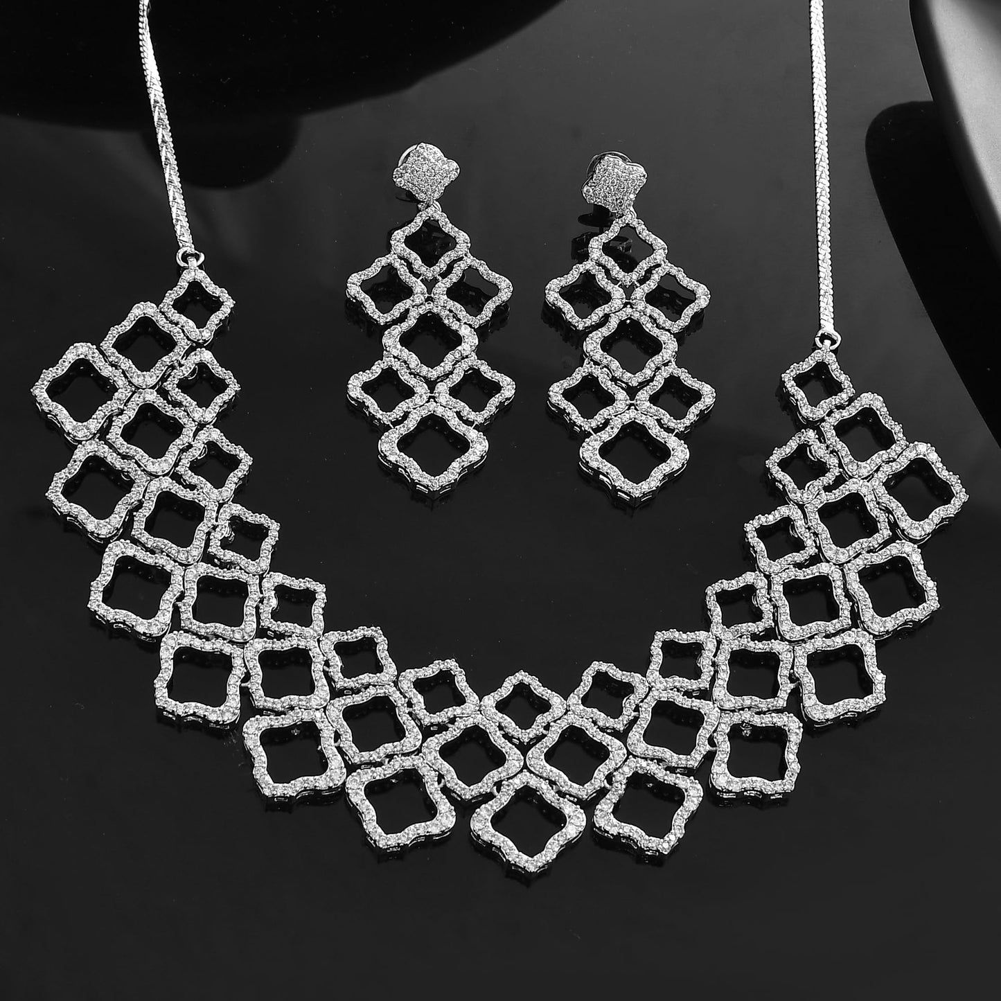 VOYLLA Taj Mehr Necklace Set For Women|Womens Jewellery Set|Gift For Women|Womens Gift|Gift For Her|