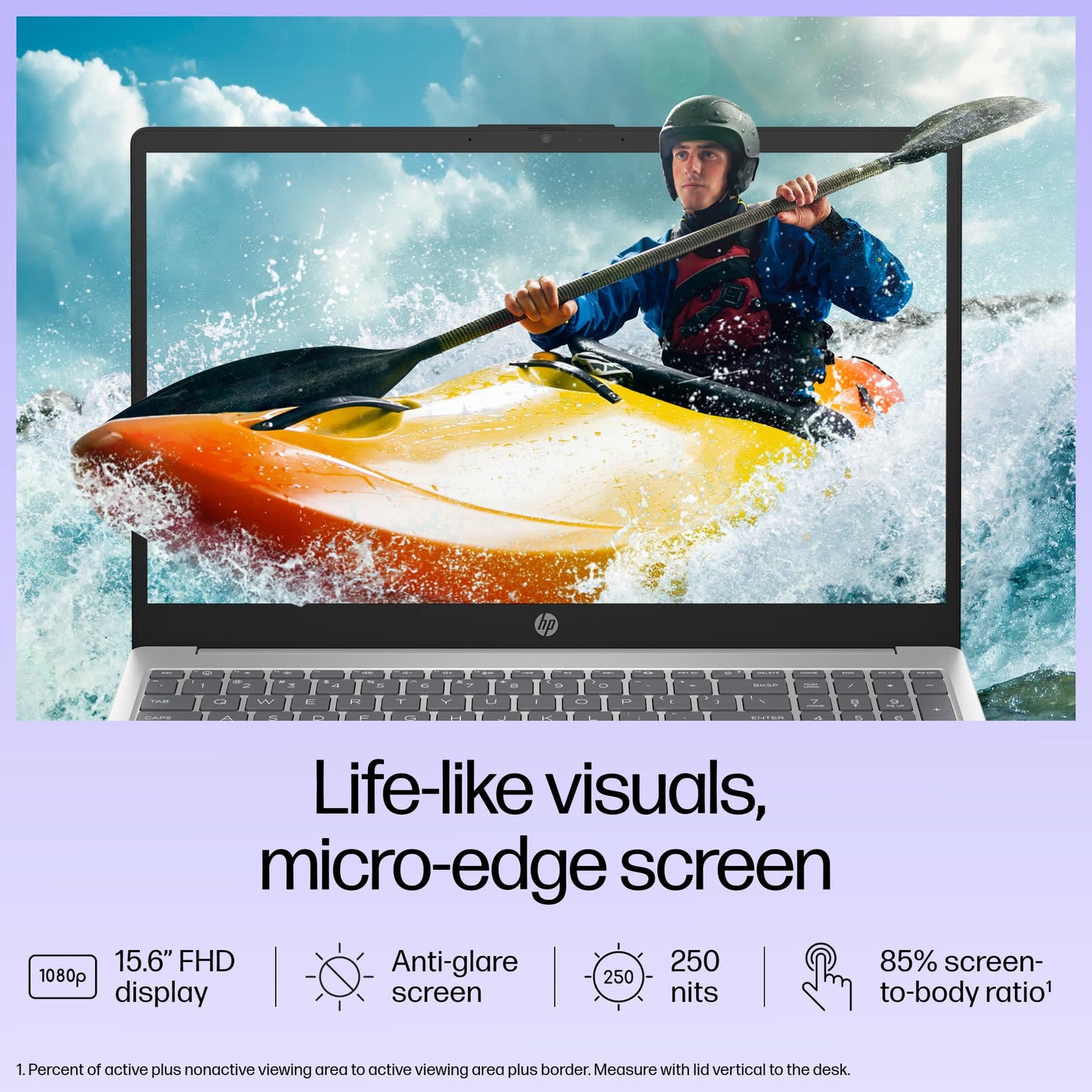 HP 15, 13th Gen Intel Core i3-1315U, 8GB DDR4, 512GB SSD, (Win 11, Office 21, Grey, 1.59kg), Anti-Glare, Micro-Edge,15.6-inch(39.6cm), FHD Laptop, Intel UHD Graphics, 1080p FHD Camera, fd0006TU