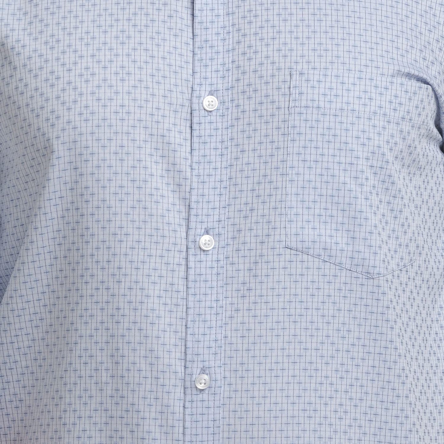 Park Avenue Medium Blue Shirt (Size: 46)-PMSX16516-B3