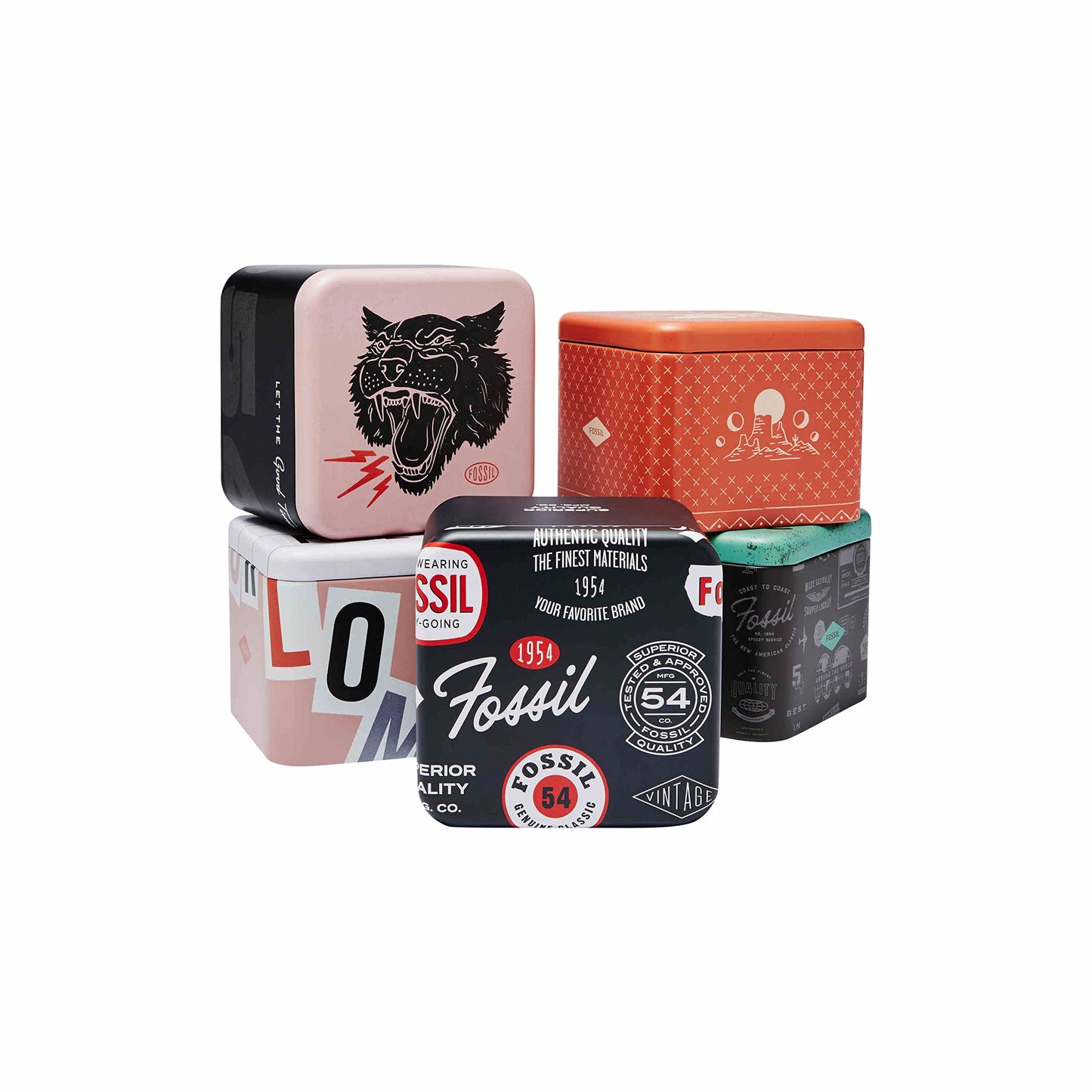 Fossil Eevie Analog Rose Gold Dial and Band Women's Stainless Steel Watch-BQ3721