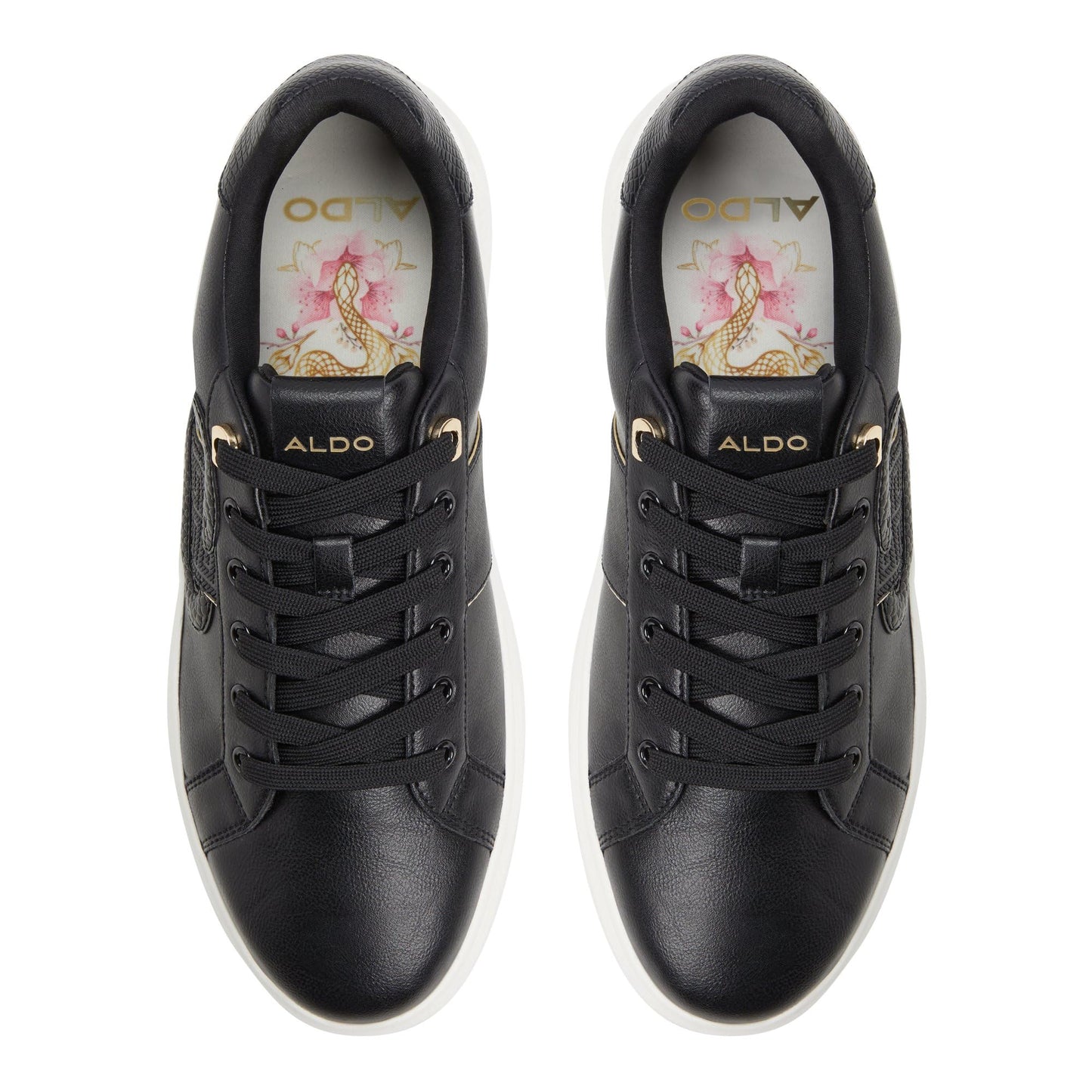 Aldo SLITHERA-IN001 Men Black Low-Top