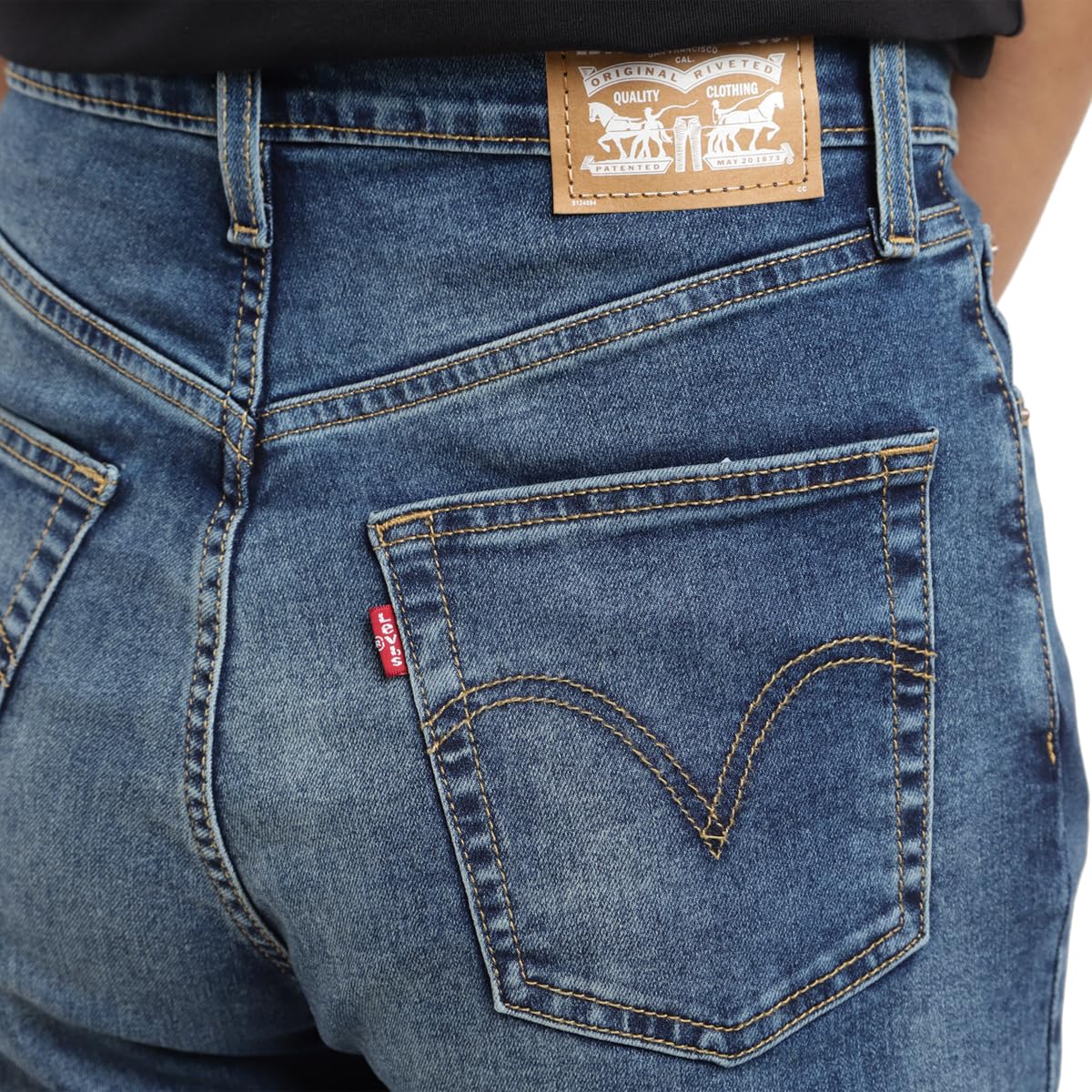 Levi's Women's Straight Jeans (A7713-0005_Blue