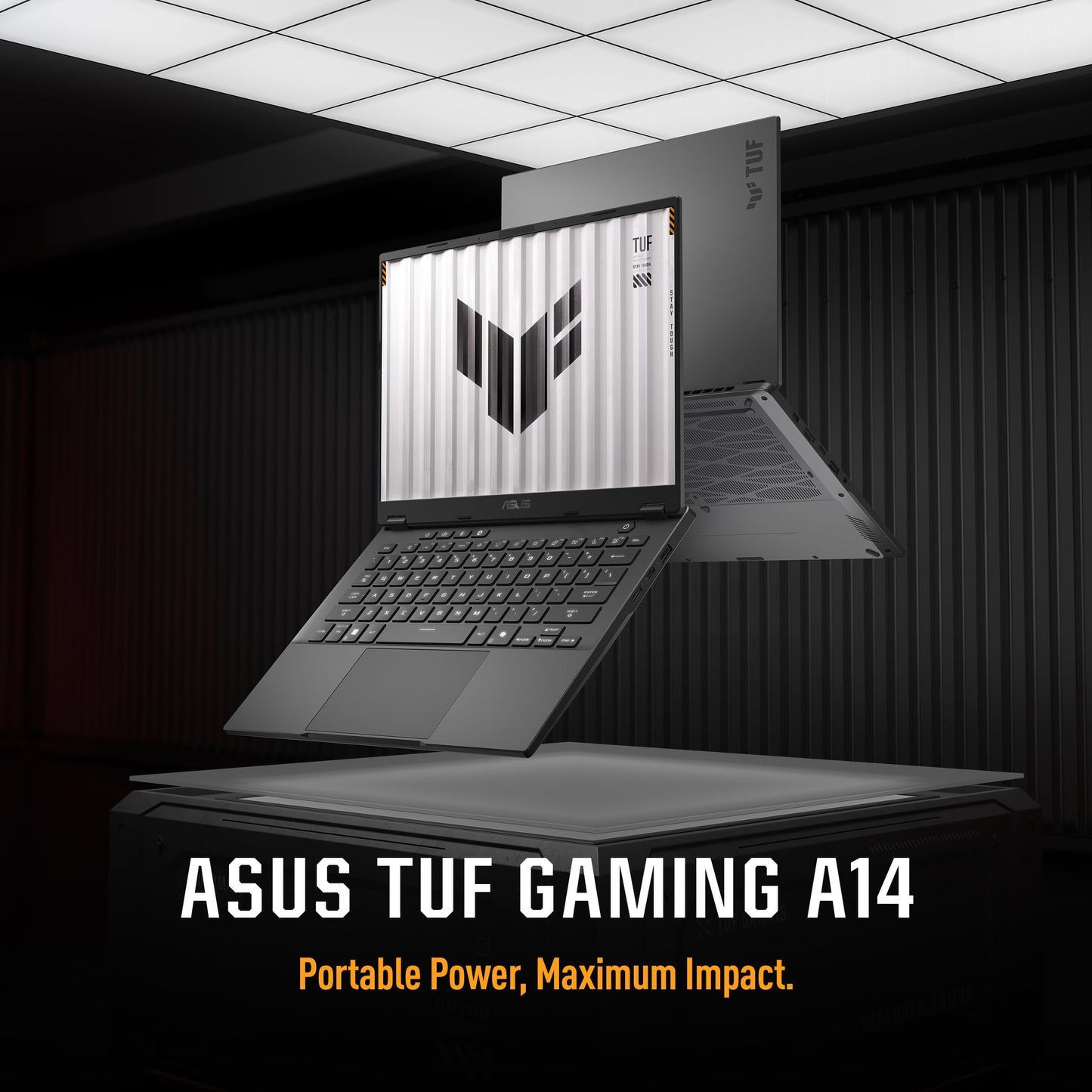 ASUS TUF A14 (2026),AMD Ryzen AI MAX+ 392, AMD Radeon 8060S iGPU,32GB RAM,1TB SSD, QHD+, 14"(35.5 cm),Windows 11, M365 Basic(1Y)* Office 2024,Jaeger Gray,1.48 Kg,FA401EA-RG020WS, Creator/Gaming Laptop