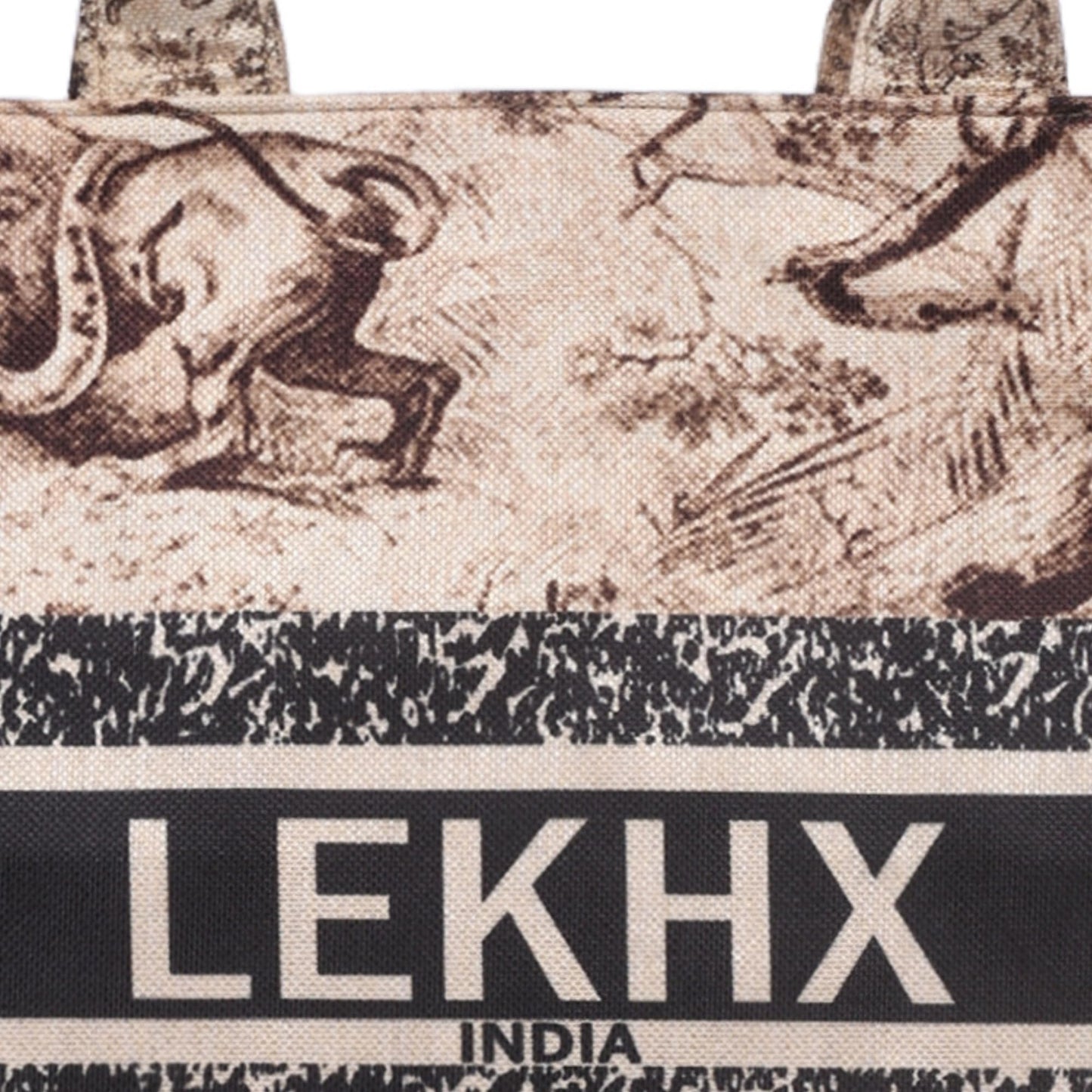 Women's Designer Tote Bag for Office, College, Party | Eco-Friendly Jute Canvas Handbag | Spacious & Lightweight Shoulder Bag for Work, Travel, Casual & Evening Use | Fits 15 Inch Laptop (Beige)