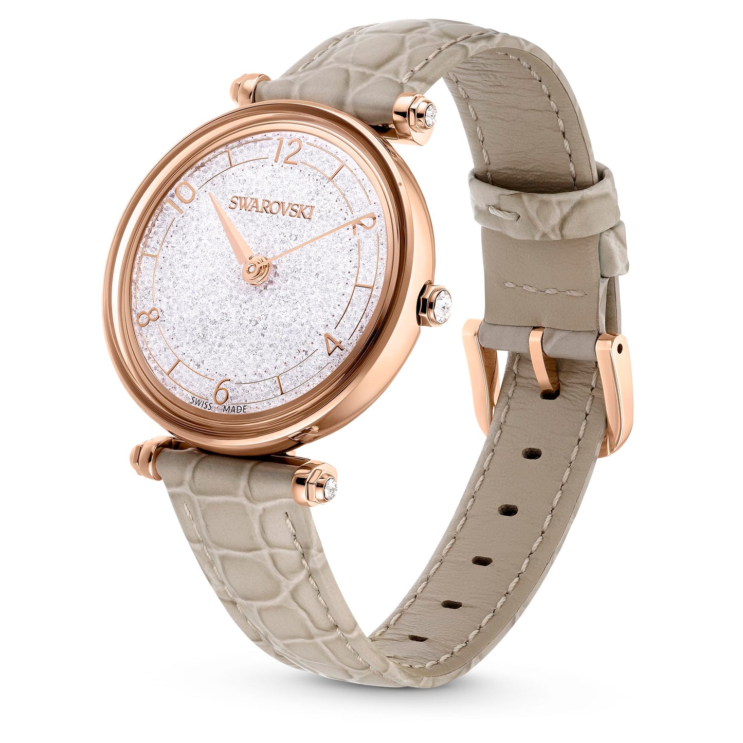 Swarovski Analog Beige Dial Women's Watch-5656899