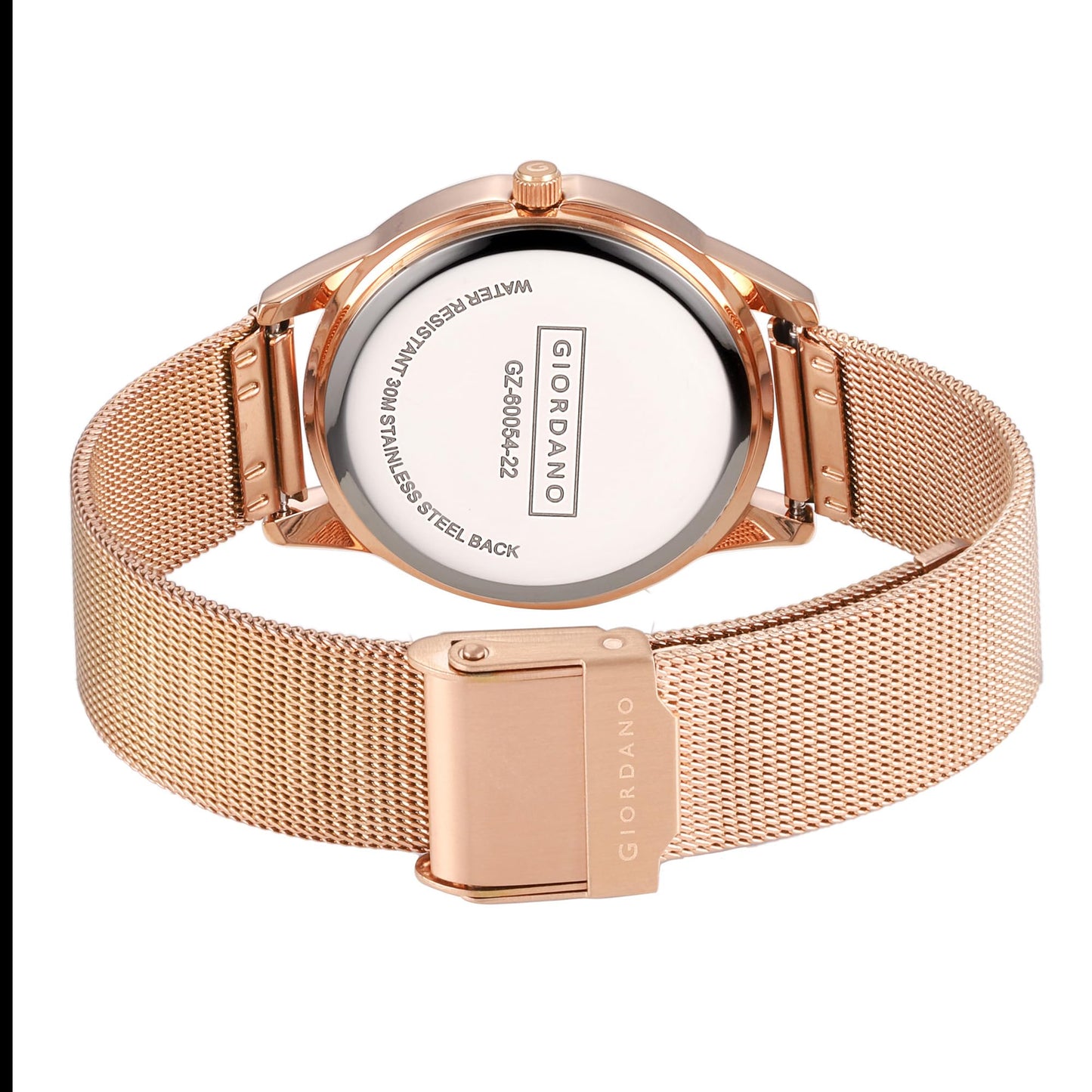 Giordano Analog Stylish Watch for Women Water Resistant Fashion Watch Round Shape with 3 Hand Mechanism Wrist Watch for Girls & Ladies to Compliment Your Look/Ideal Gift for Female - GZ-60054