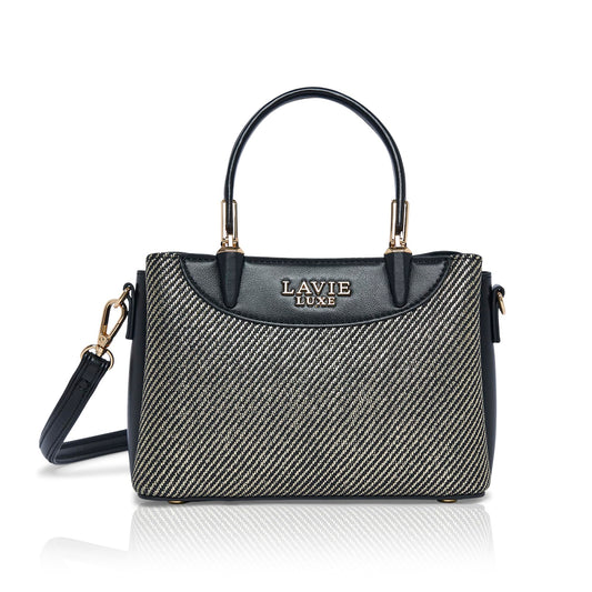 Lavie Luxe Women's Glam Bella 3 Comparment Tote Handbag | Tote Bag For Work | Ladies Purse | Stylish Shoulder Bag | Gift For Women