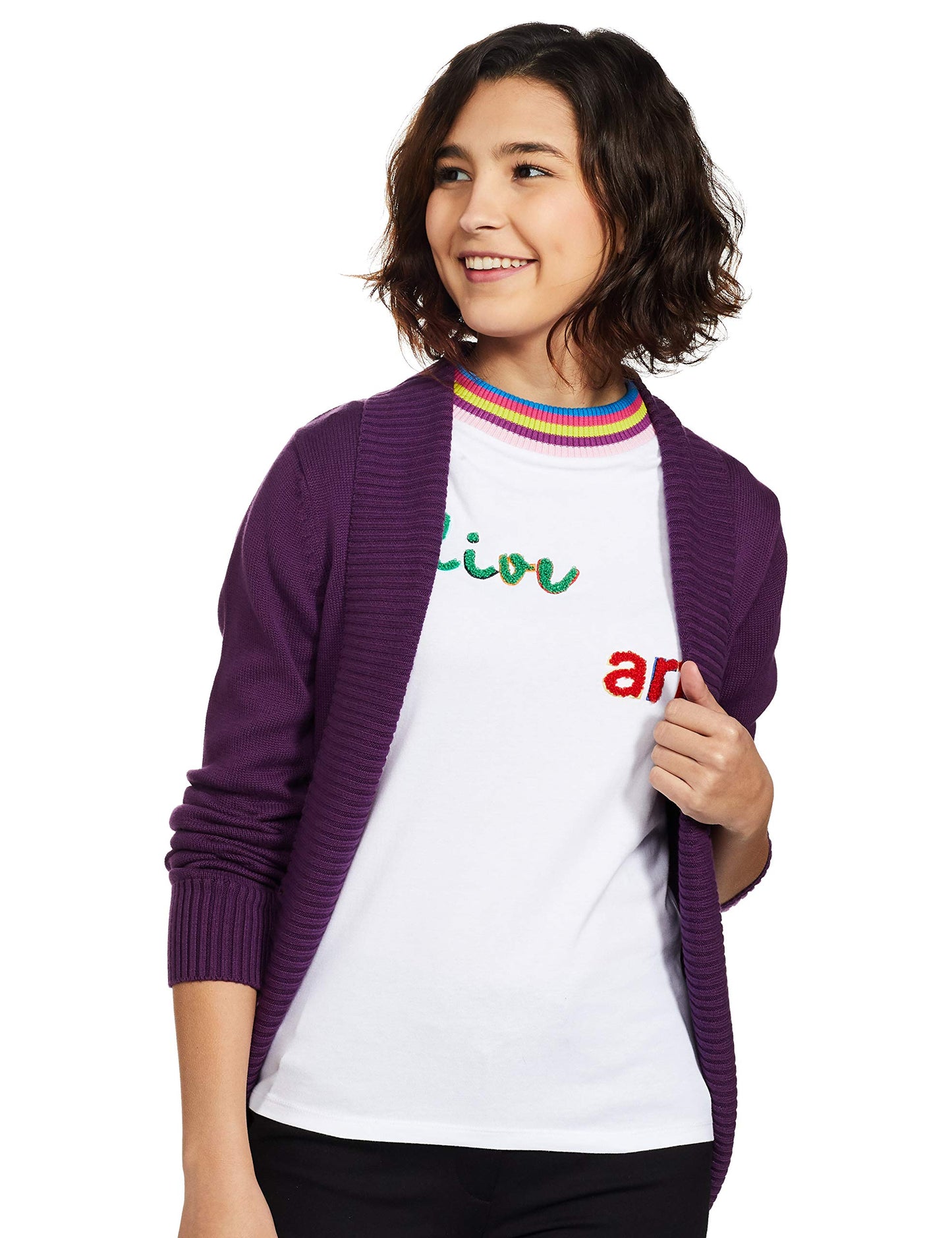 Puma Women's Cardigan, Purple, Large (56778303)