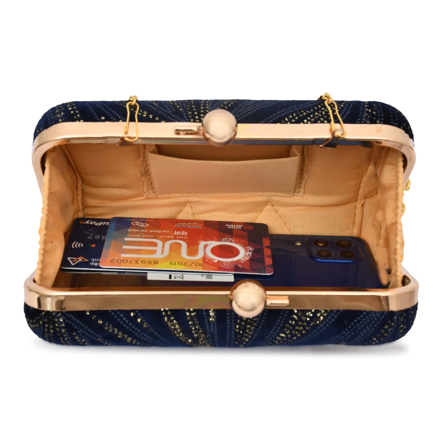 For The Beautiful You Brick Women's Clutch (Blue Multi)