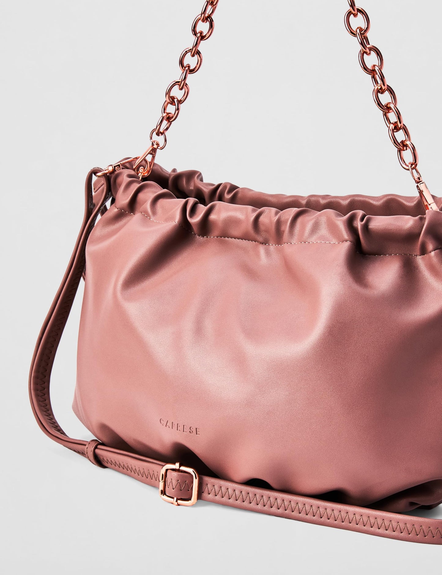 Caprese womens FELICIA S Medium TAUPE Satchel