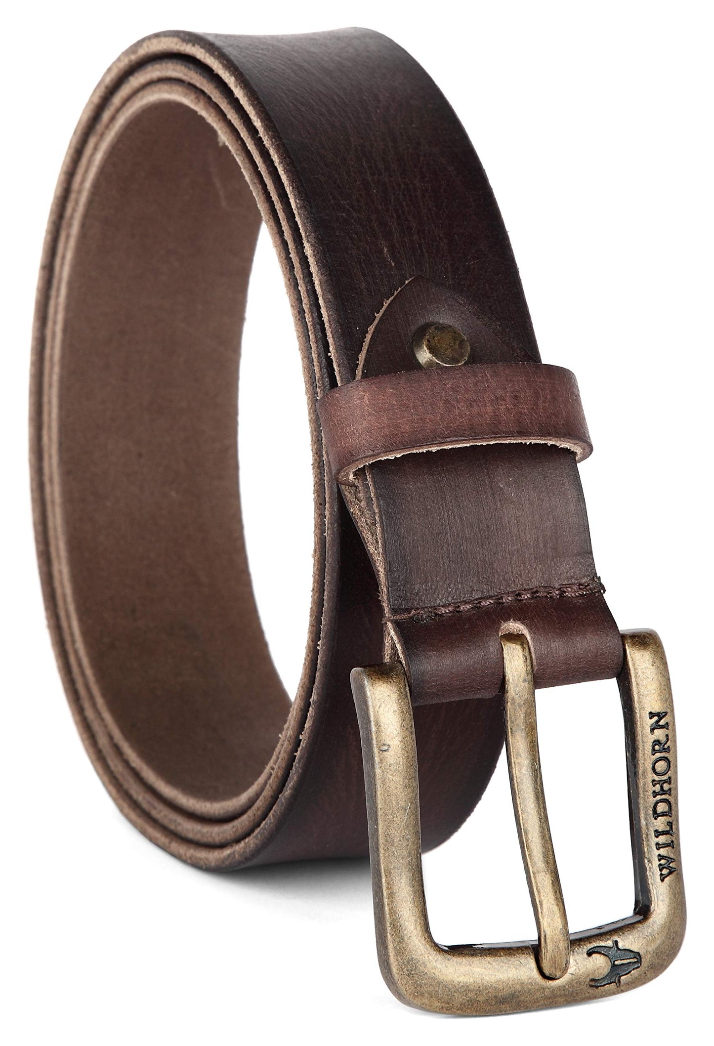 WildHorn Rakhi Gift Hamper for Brother - Classic Men's Combo/Gift Set of Leather Wallet, Keyring and Rakhi for Brother/Bhaiya. (Maroon PDM)