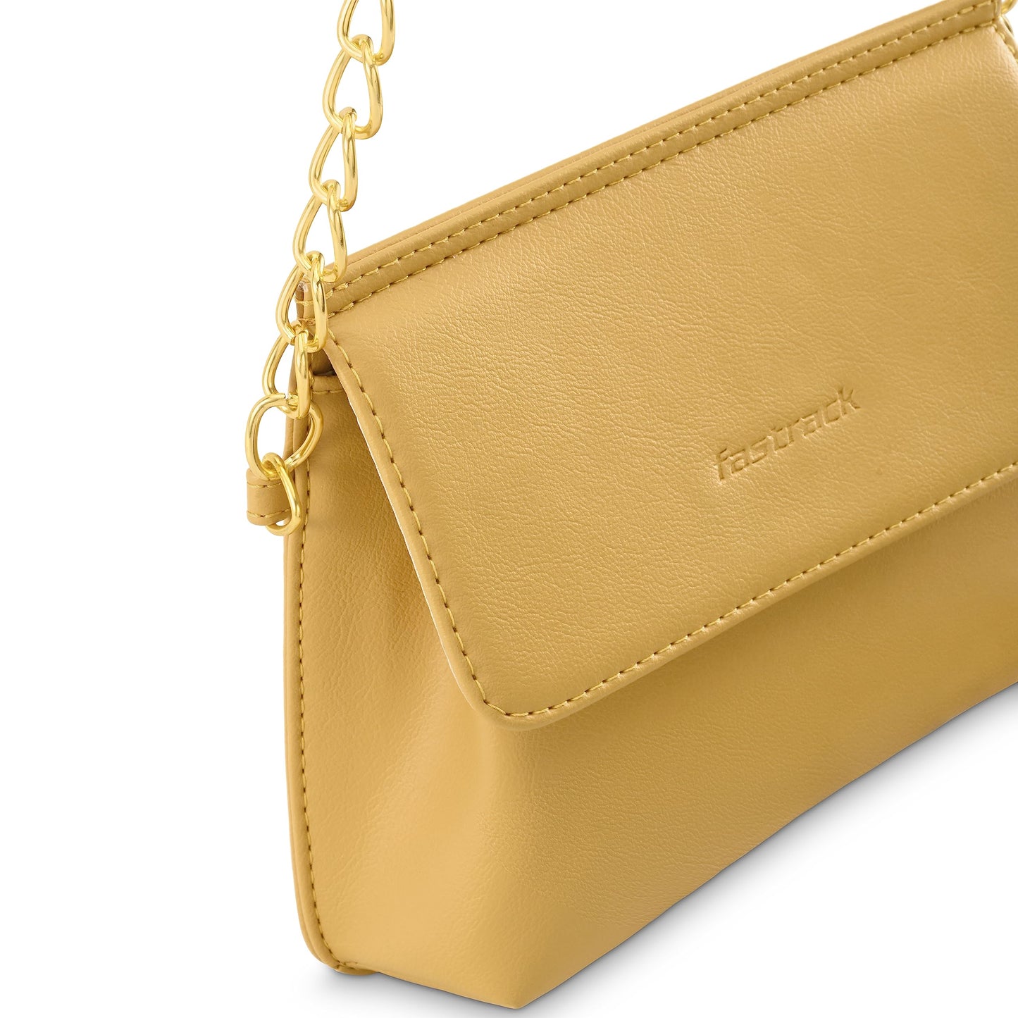 Fastrack Sling Bag with Chain Strap for Women, Girls and Ladies