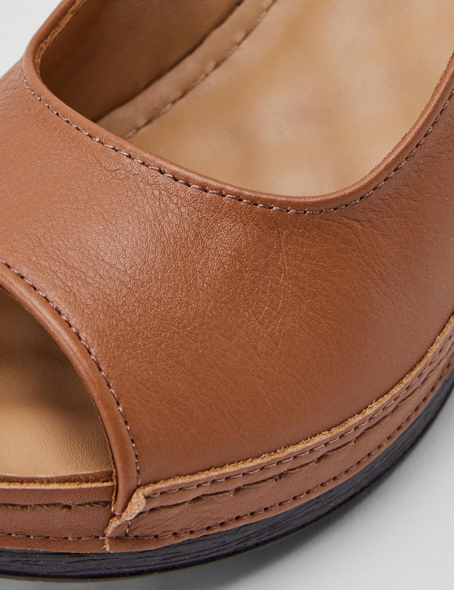 Woodland Women's Cognac LEATHER Ladies Sandal-7 UK (40EURO) (JF 1004)