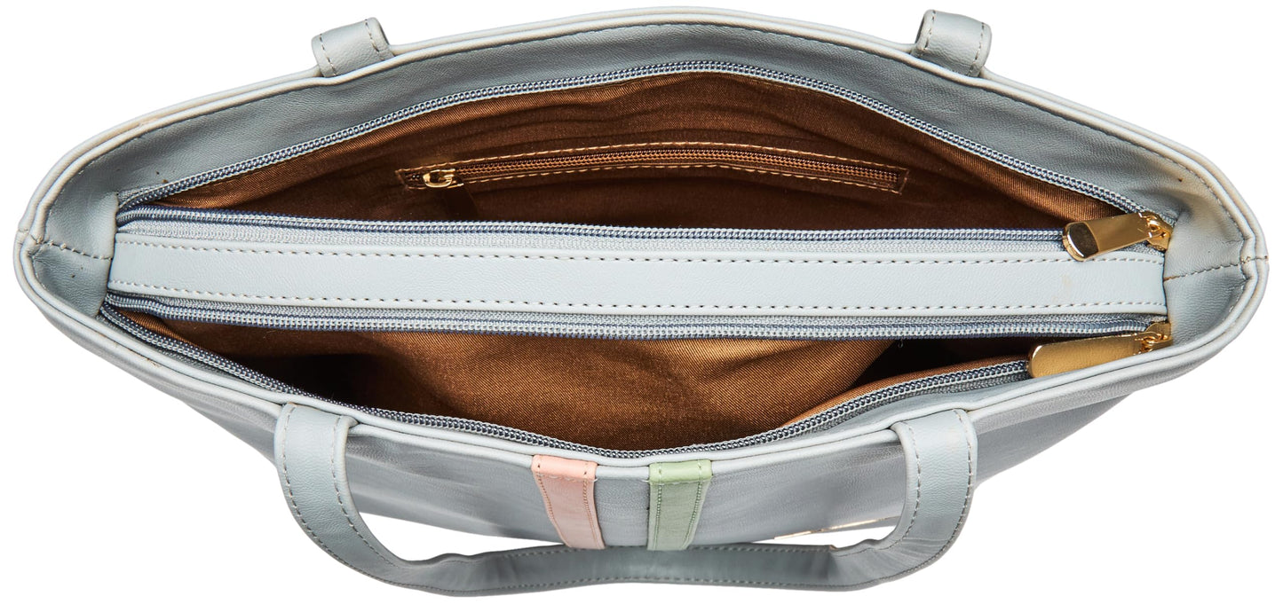 Caprese womens ETON T Medium LIGHT GREY Tote Bag