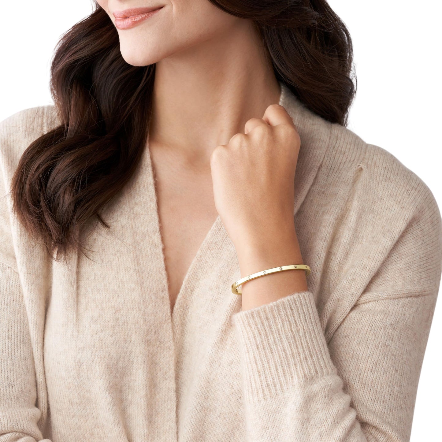 Fossil Sutton Gold Bracelet JF03872710 For Women