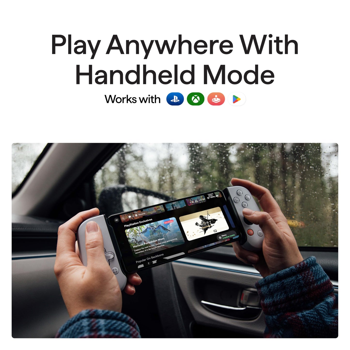 Backbone One Mobile Gaming Controller for iPhone (Lightning) - Playstation Edition - Turn Your iPhone into a Gaming Console - Play Xbox, Playstation, Call of Duty, Roblox, Genshin Impact & More [ios,nintendo_switch,playstation,xbox]